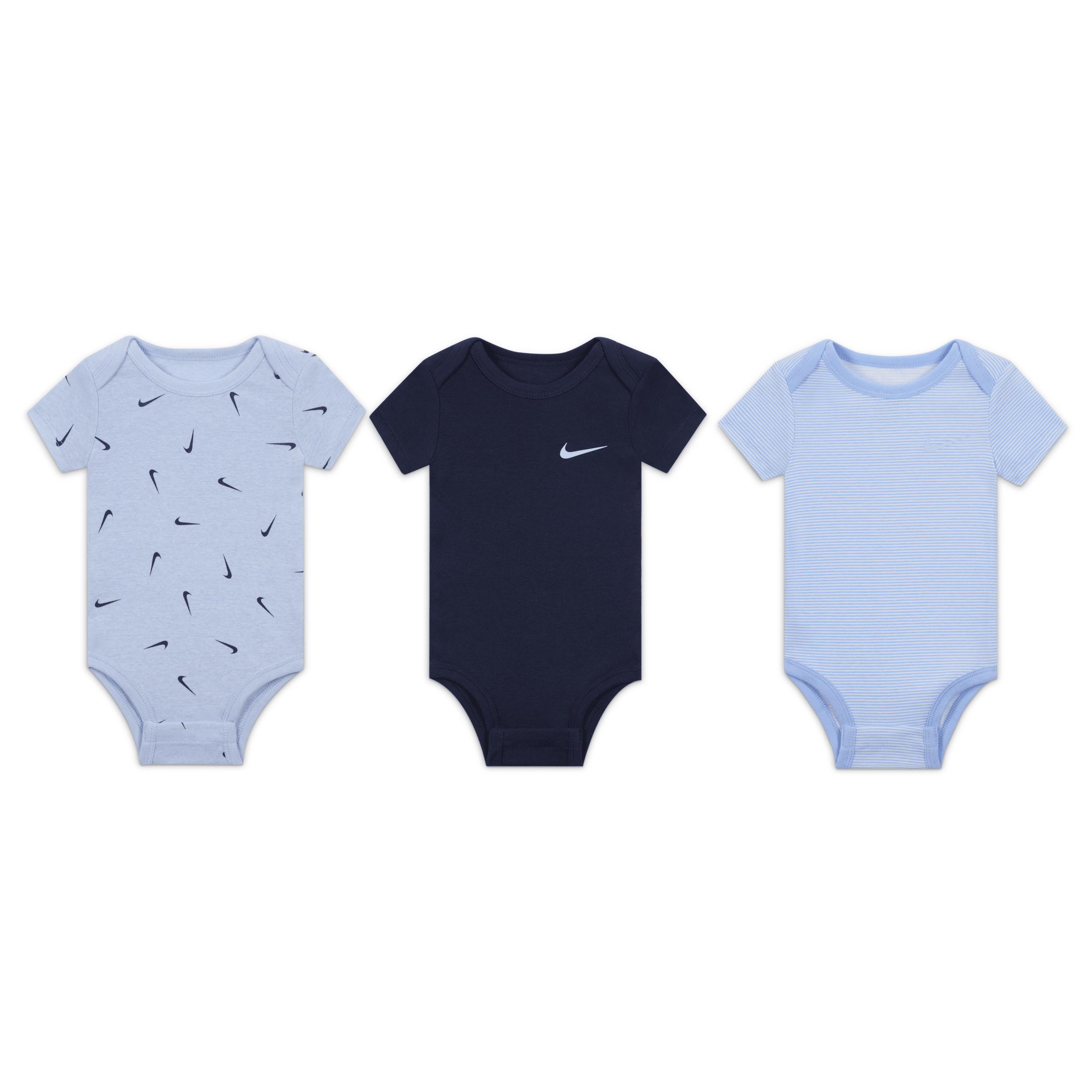 Nike Baby Essentials Baby (0-9M) 3-Pack Bodysuits by NIKE