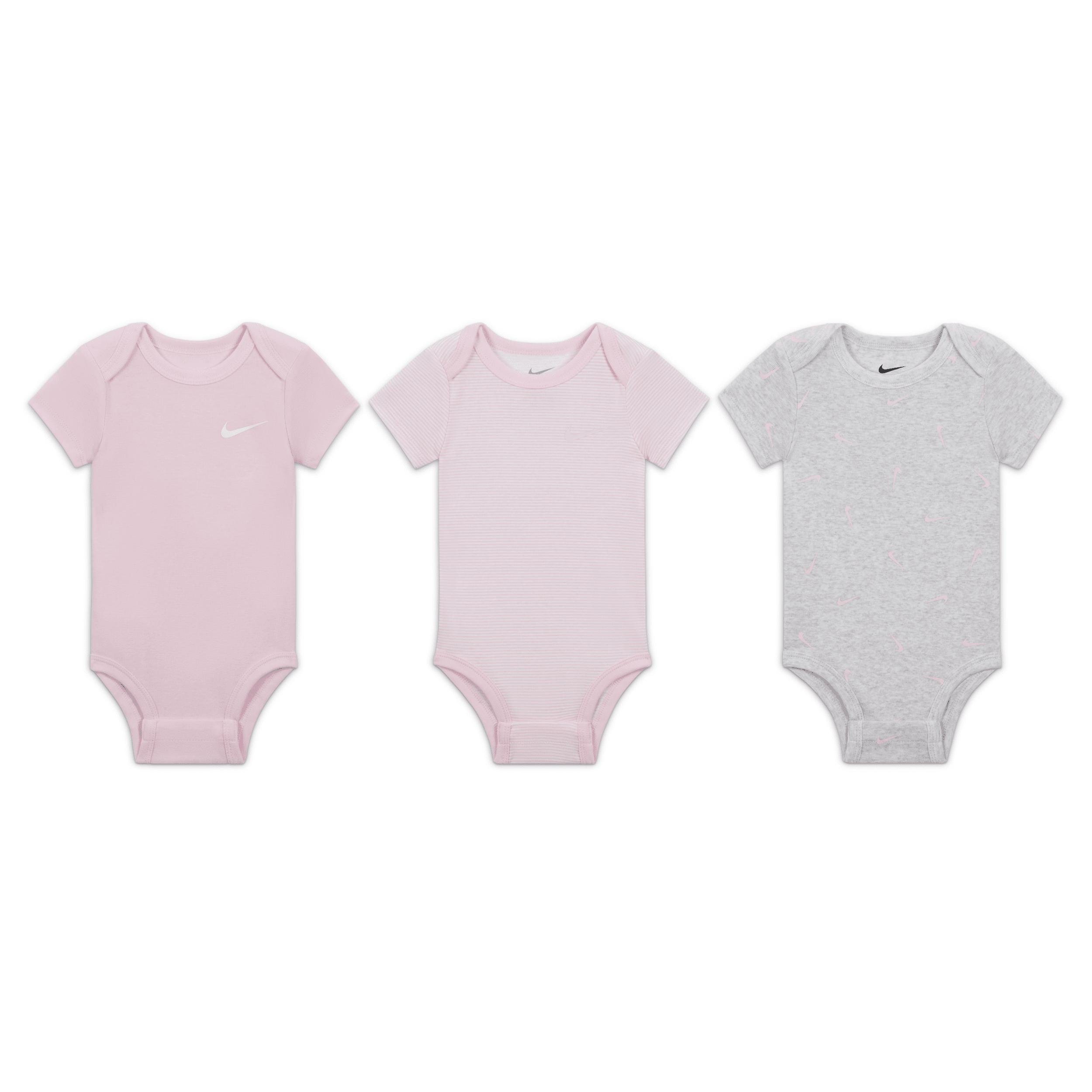 Nike Baby Essentials Baby (0-9M) 3-Pack Bodysuits by NIKE