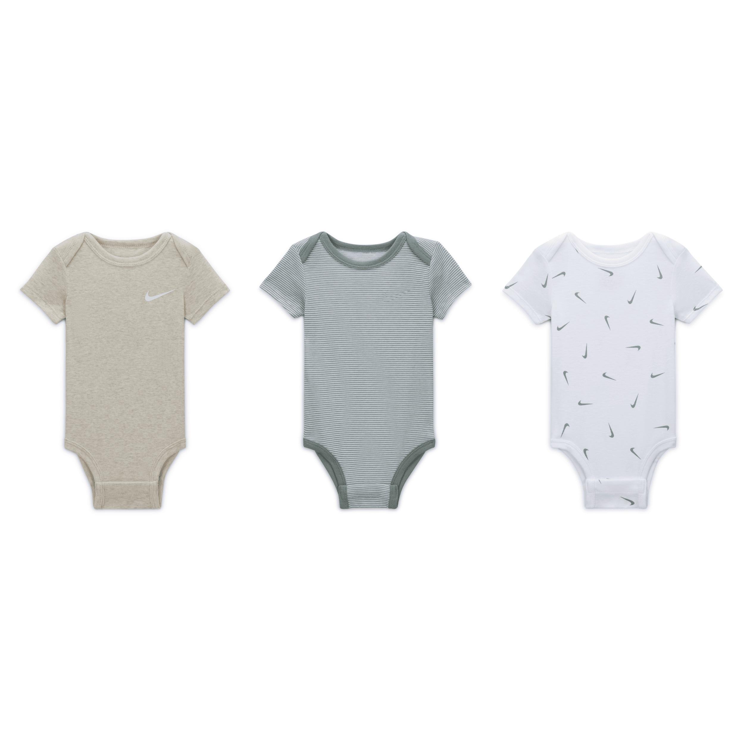 Nike Baby Essentials Baby (0-9M) 3-Pack Bodysuits by NIKE