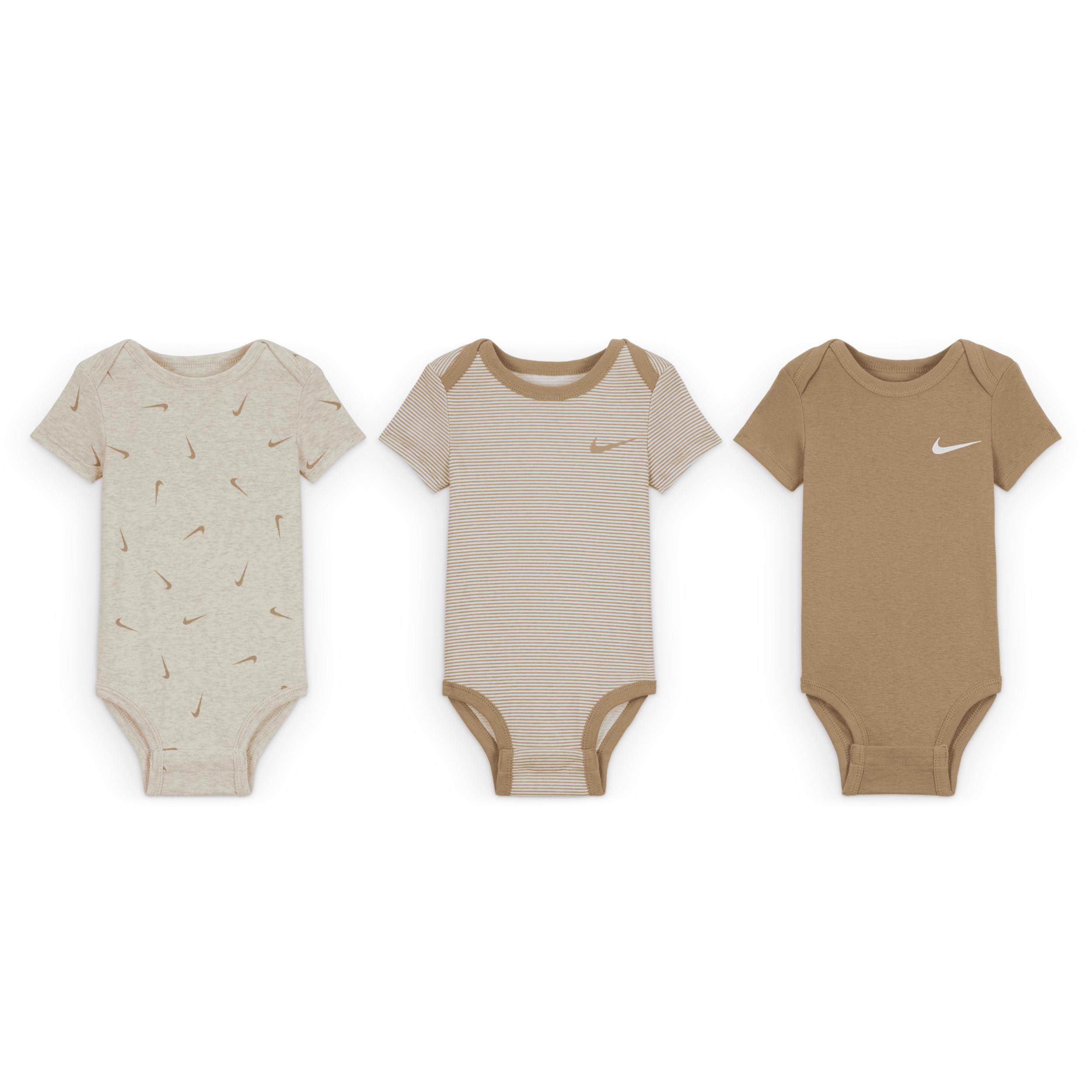 Nike Baby Essentials Baby (0-9M) 3-Pack Bodysuits by NIKE