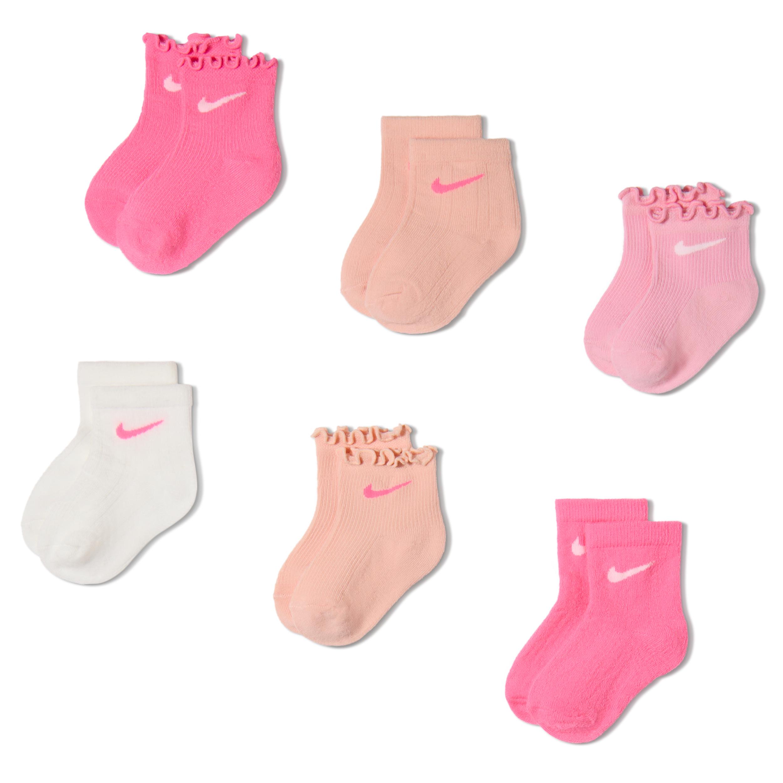 Nike Baby Textured Ankle Socks (6 Pairs) by NIKE