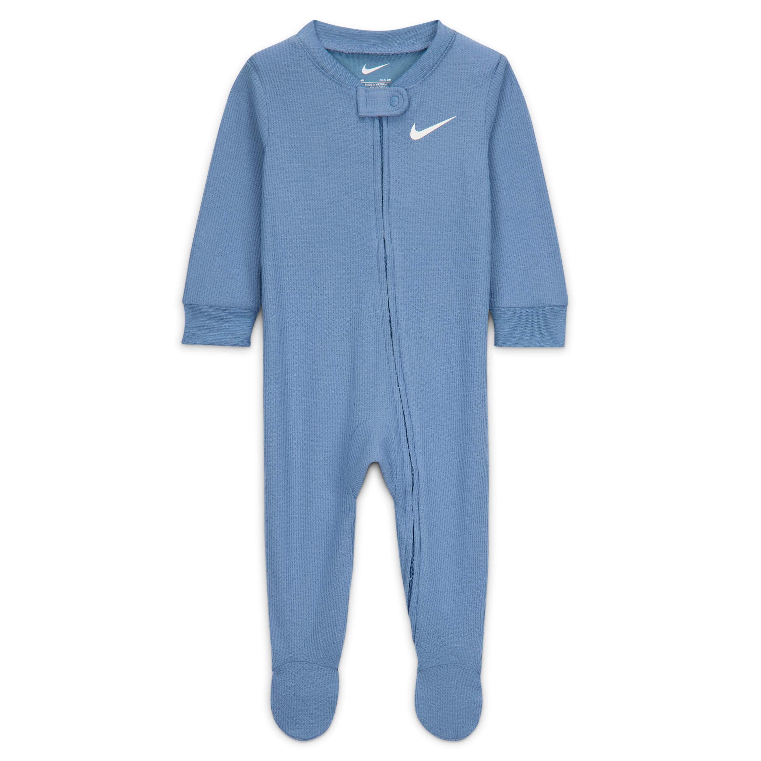 Nike Baby Viscose Waffle Knit Footed Coverall by NIKE
