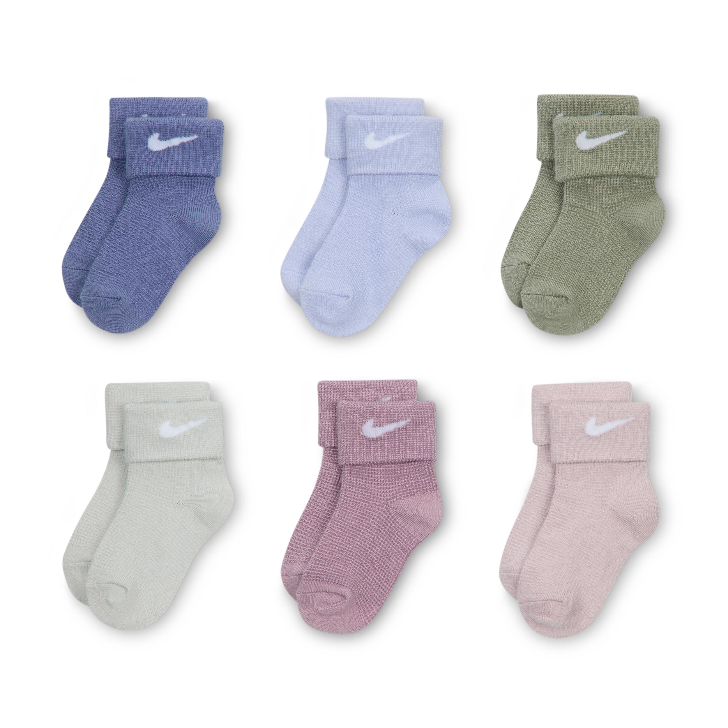 Nike Baby Waffle Knit Socks (6 Pairs) by NIKE