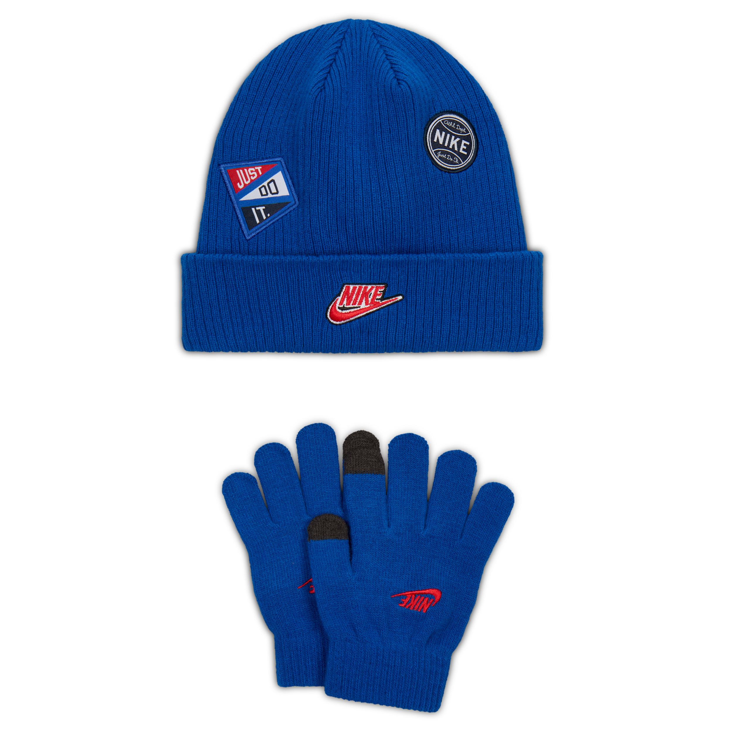 Nike Big Kids' 2-Piece Multisport Peak Beanie Set by NIKE