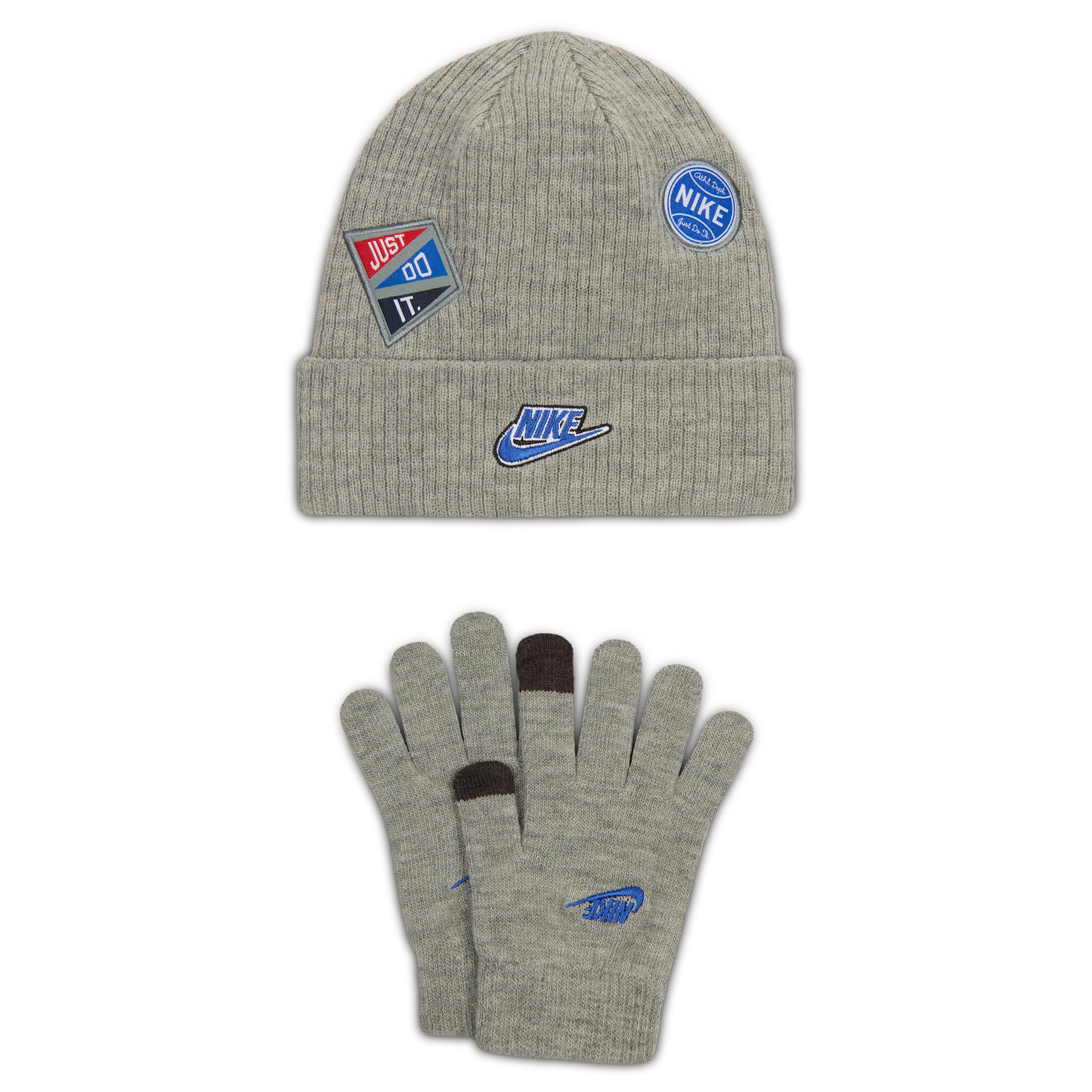 Nike Big Kids' 2-Piece Multisport Peak Beanie Set by NIKE