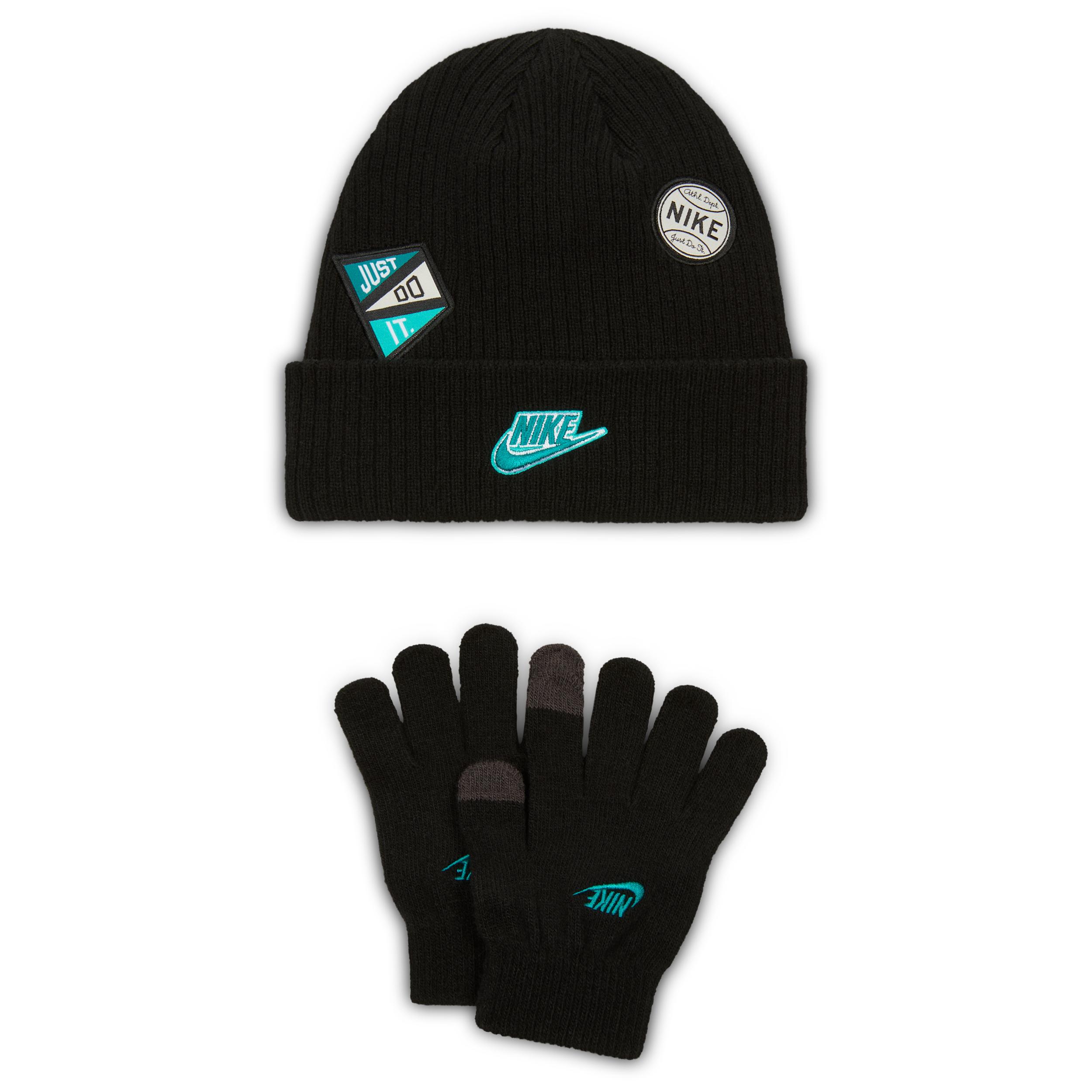 Nike Big Kids' 2-Piece Multisport Peak Beanie Set by NIKE