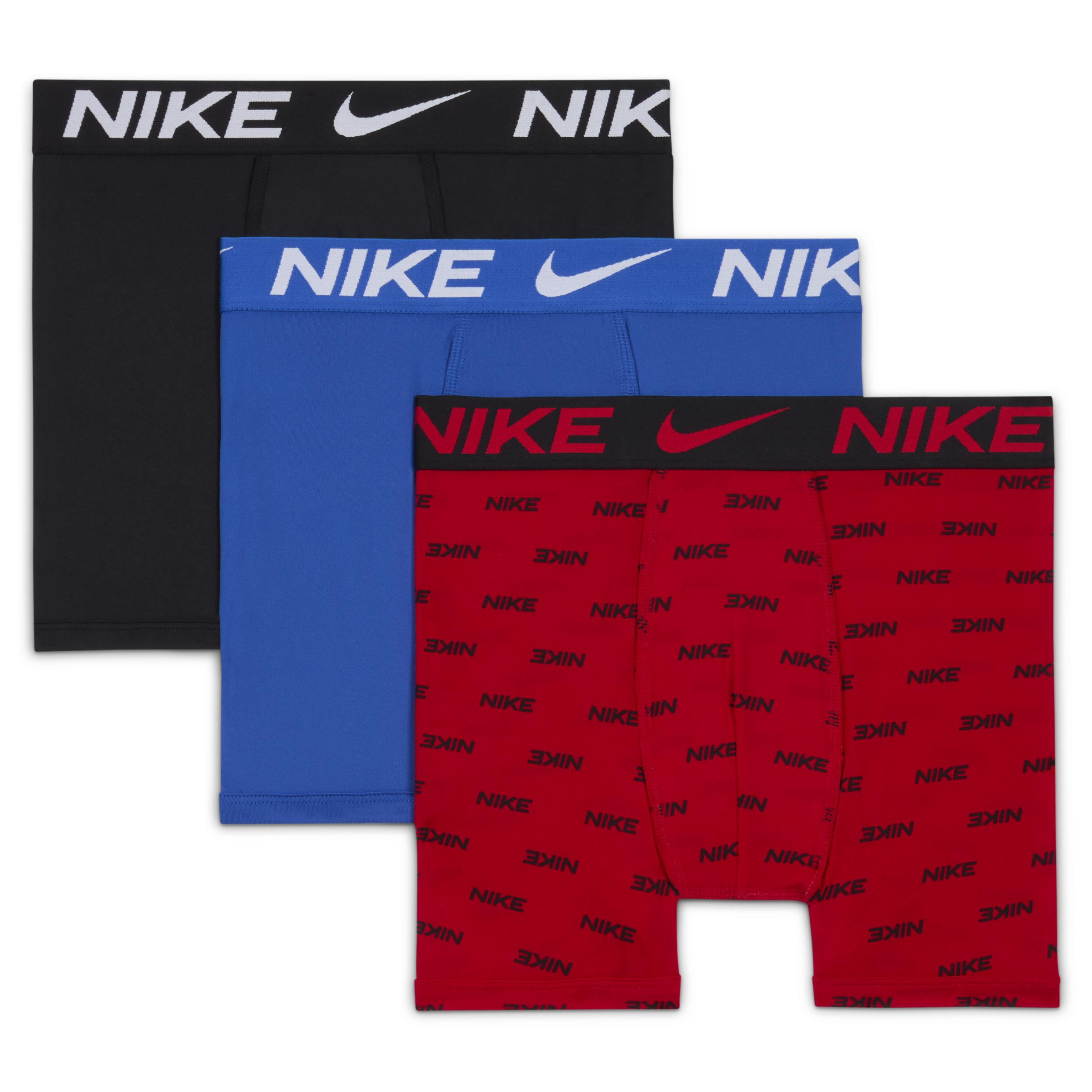 Nike Big Kids' Dri-FIT Micro Print Boxer Briefs (3-Pack) by NIKE
