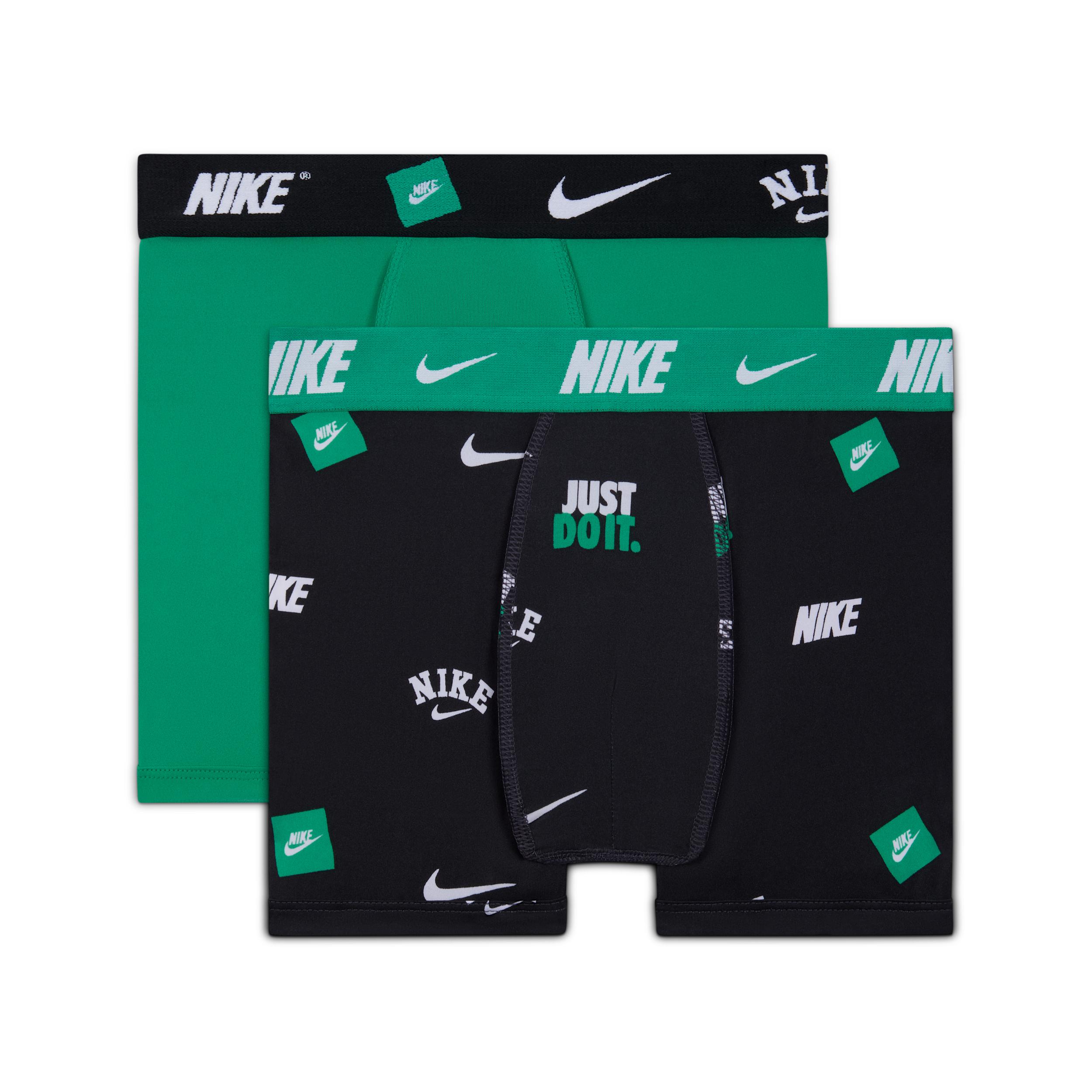 Nike Big Kids' Dri-FIT Printed Boxer Briefs (2-Pack) by NIKE