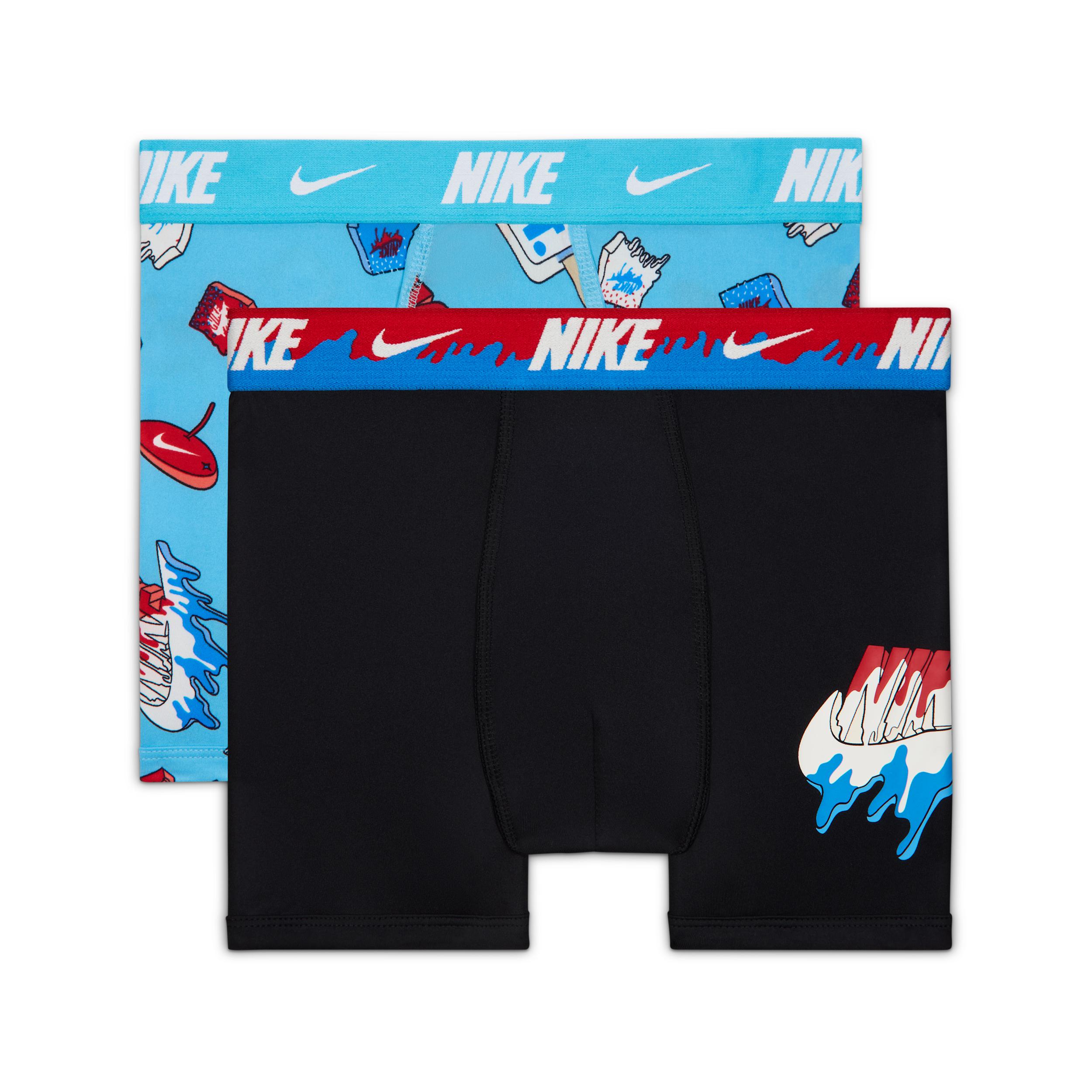 Nike Big Kids' Dri-FIT Printed Boxer Briefs (2-Pack) by NIKE