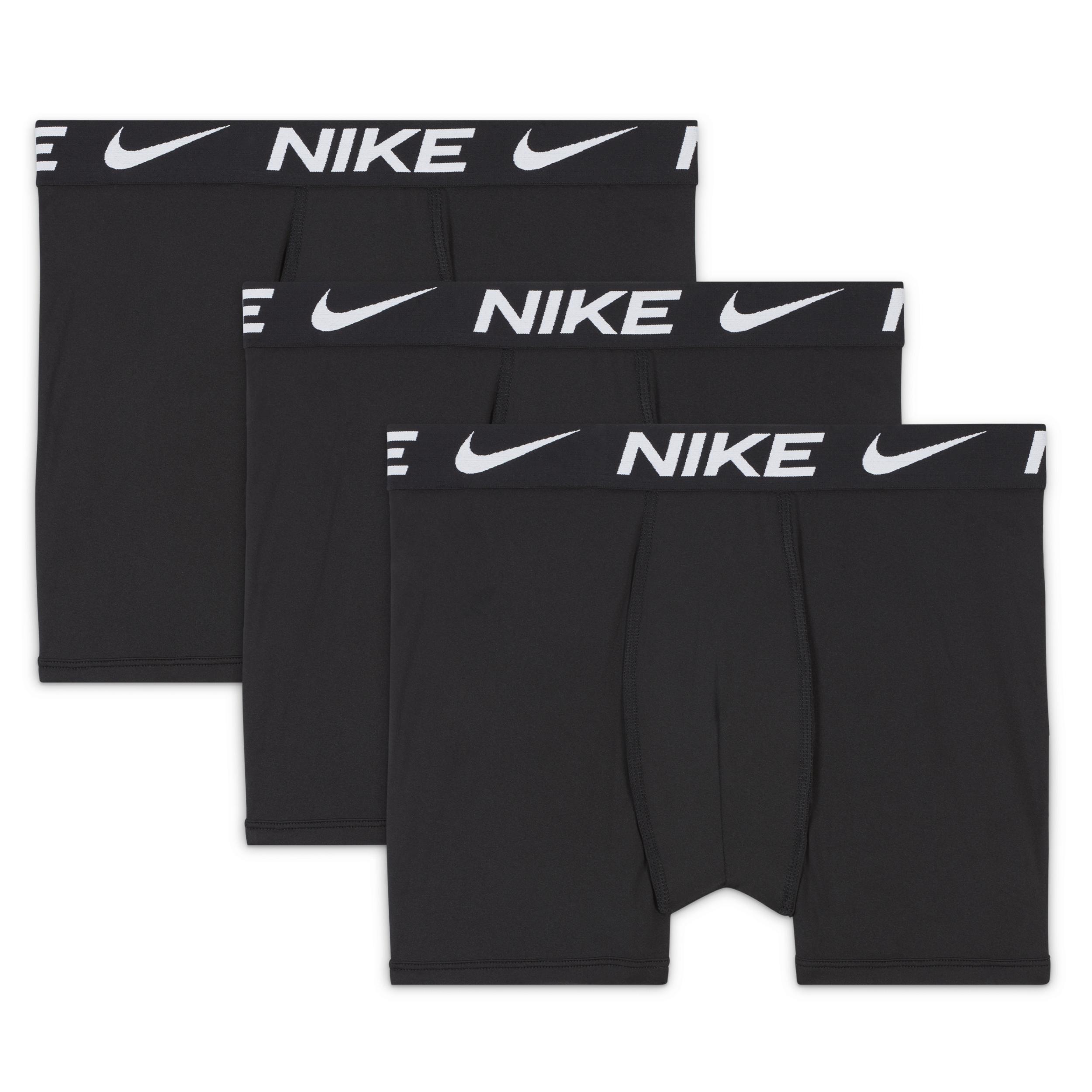 Nike Big Kids' Dri-FIT Solid Boxer Briefs (3-Pack) by NIKE