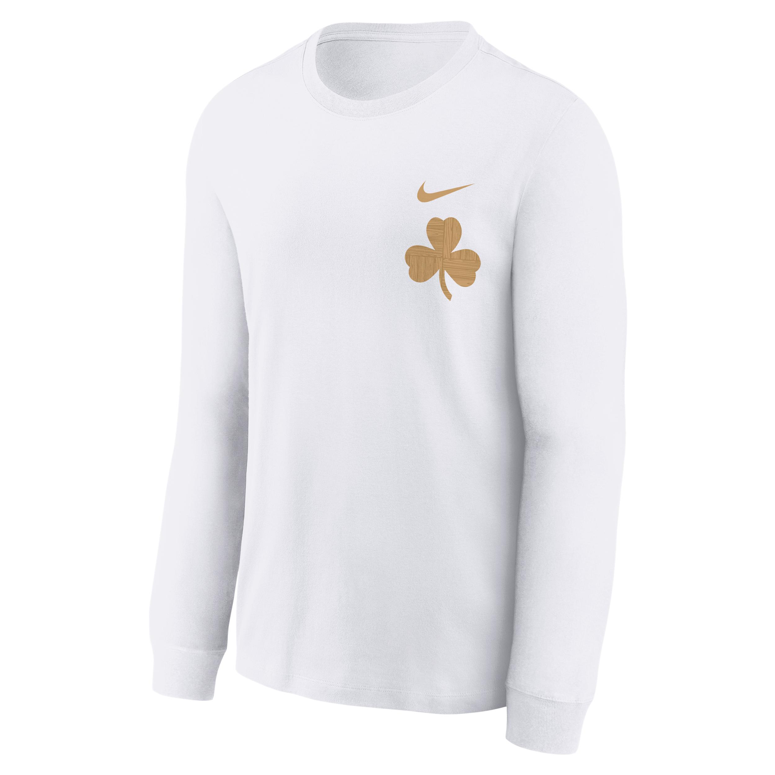Nike Boston Celtics Essential City Edition Big Kids' Long-Sleeve T-Shirt by NIKE