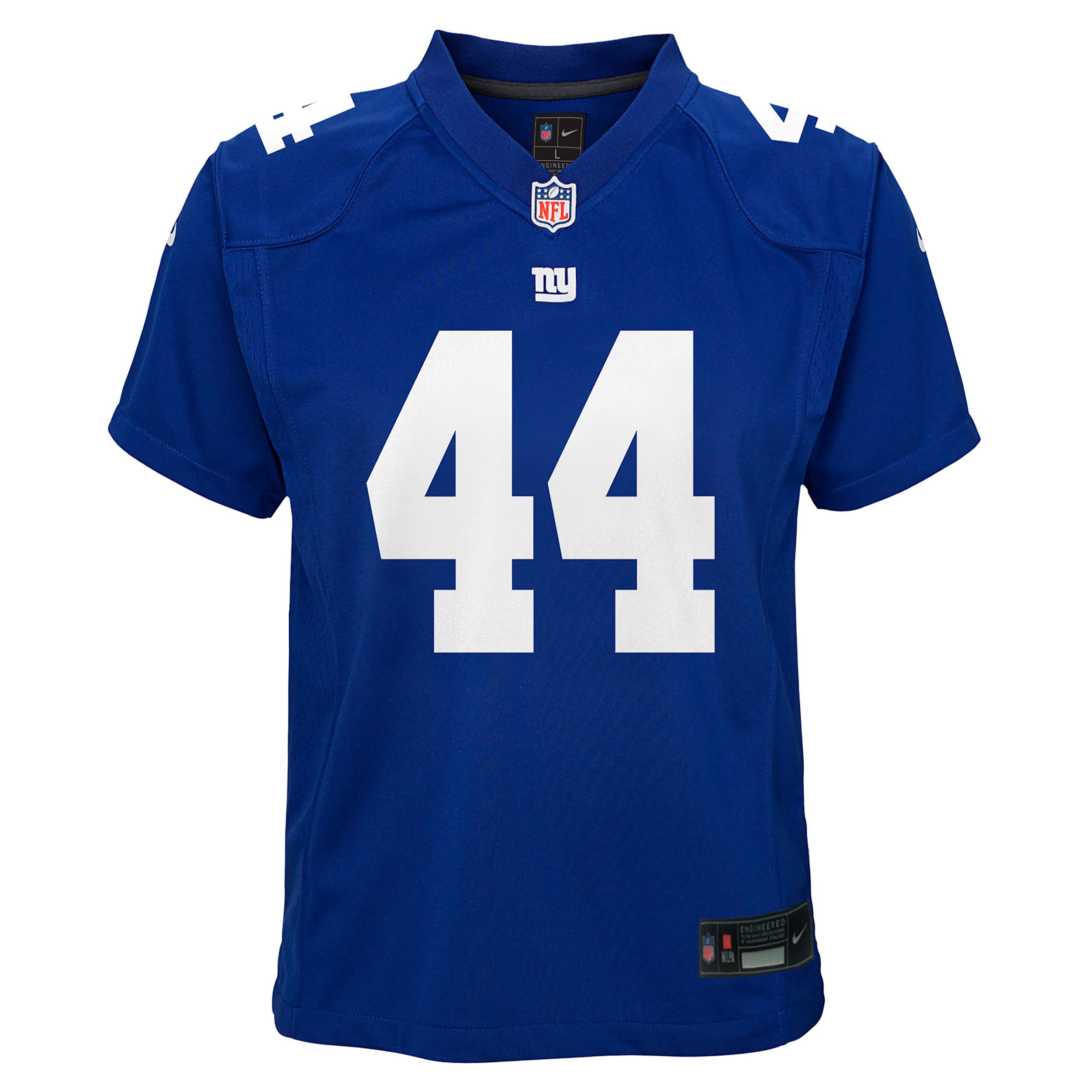 Nike Cam Skattebo New York Giants Big Kids' Game Football Jersey by NIKE