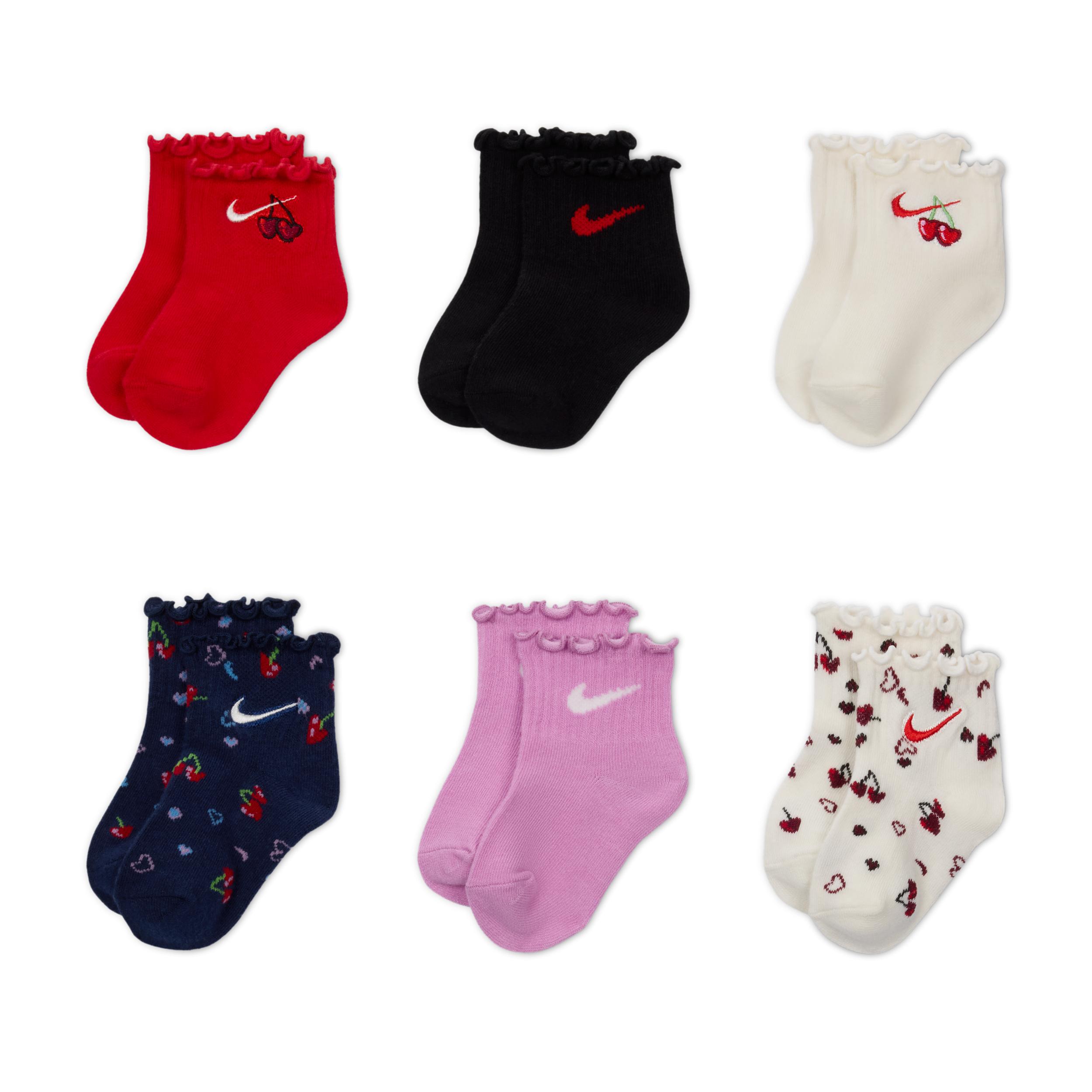Nike Cherry Baby () Lettuce Socks (6 Pairs) by NIKE