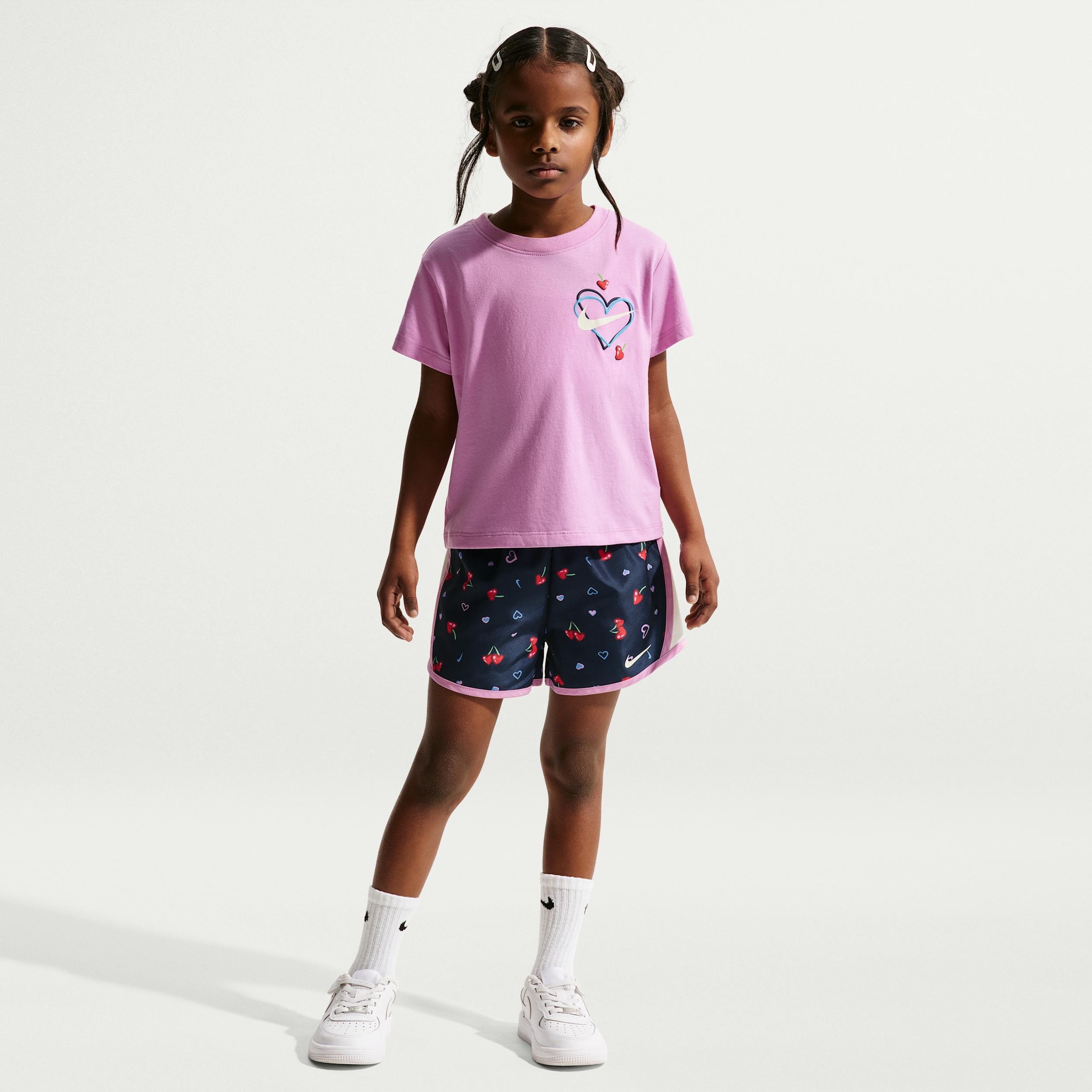 Nike Cherry Little Kids' 2-Piece Printed Tempo Set by NIKE