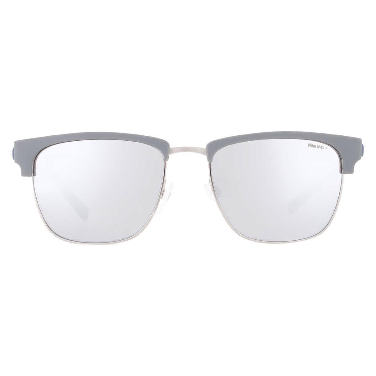 Nike Chrome Mirrored Square Men's Sunglasses NIKE ESSENCE GROOVE IF1092X 084 56 by NIKE