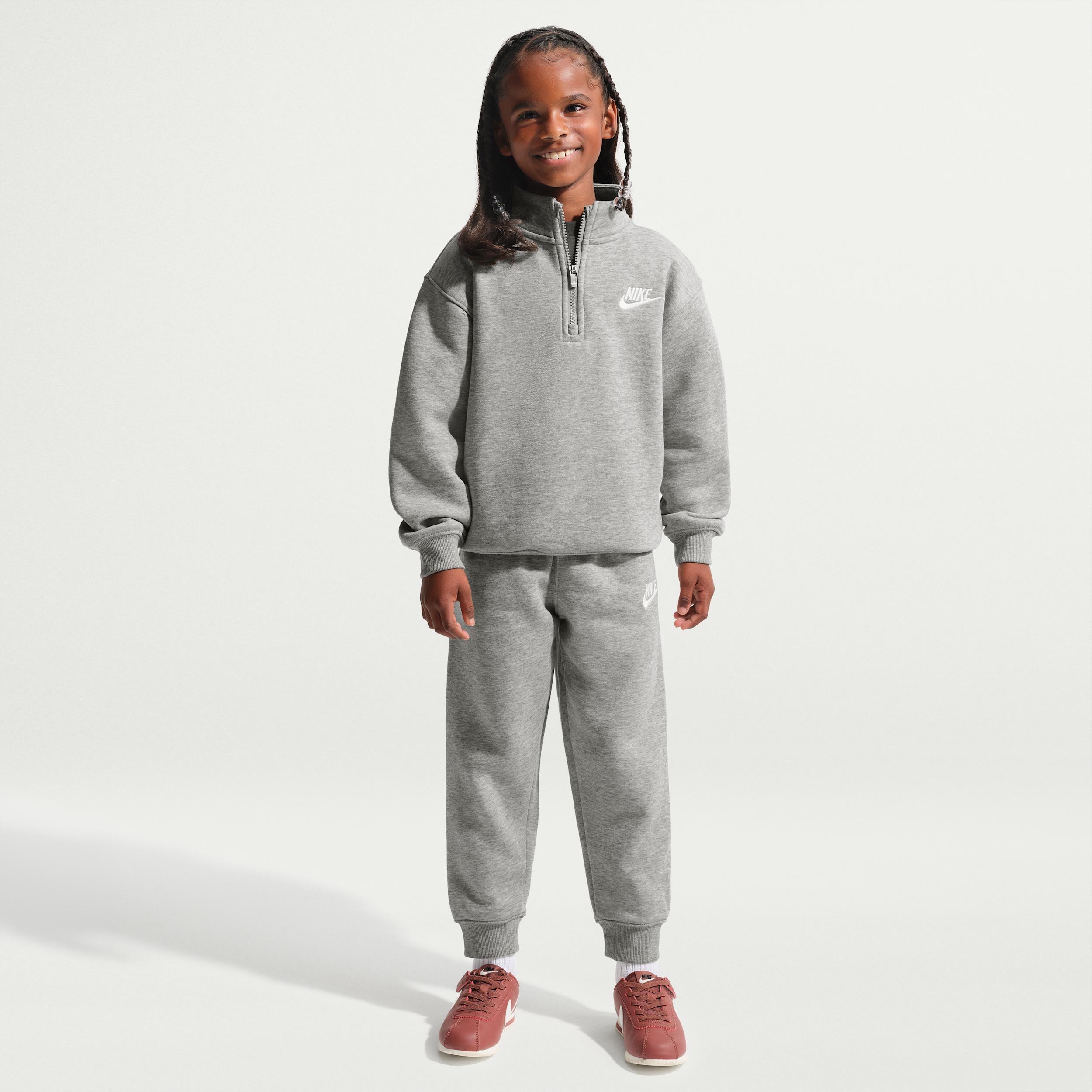 Nike Club Little Kids' Fleece 2-Piece Quarter-Zip Set by NIKE