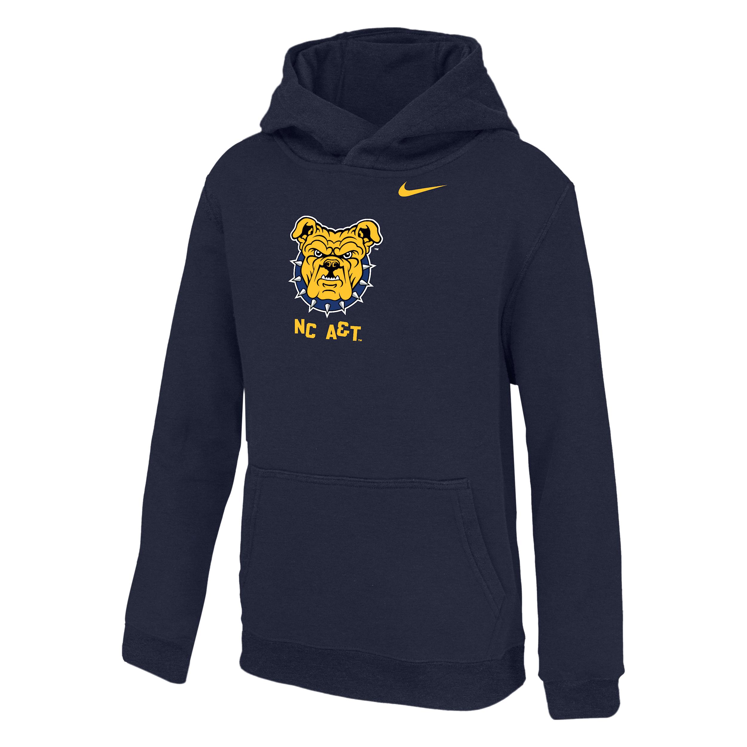 Nike College (North Carolina A&T University) Big Kids' Club Fleece Hoodie by NIKE