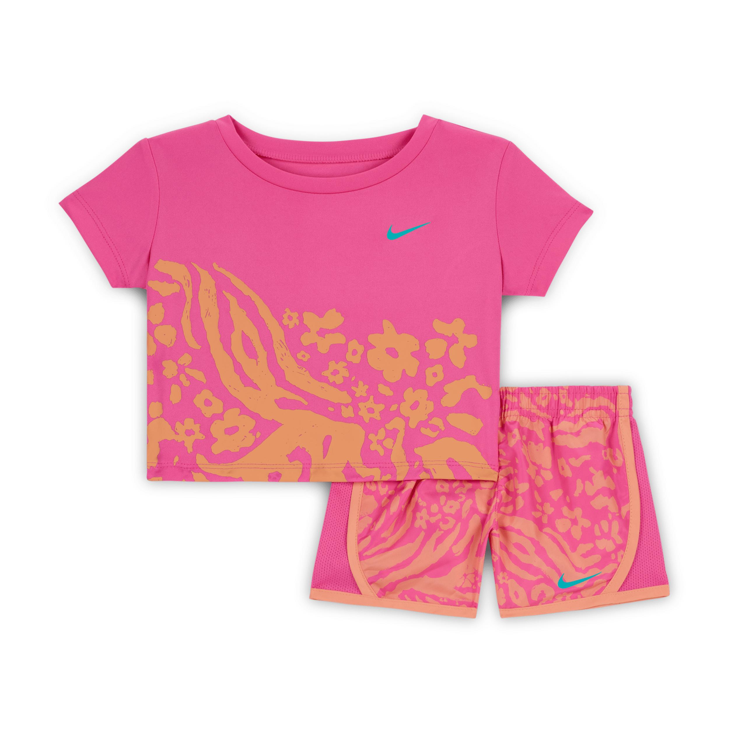 Nike Dri-FIT Baby (12-) Wild Flower 2-Piece Tempo Set by NIKE Nike Dri-FIT Baby (12-) Wild Flower 2-Piece Tempo Set by NIKE