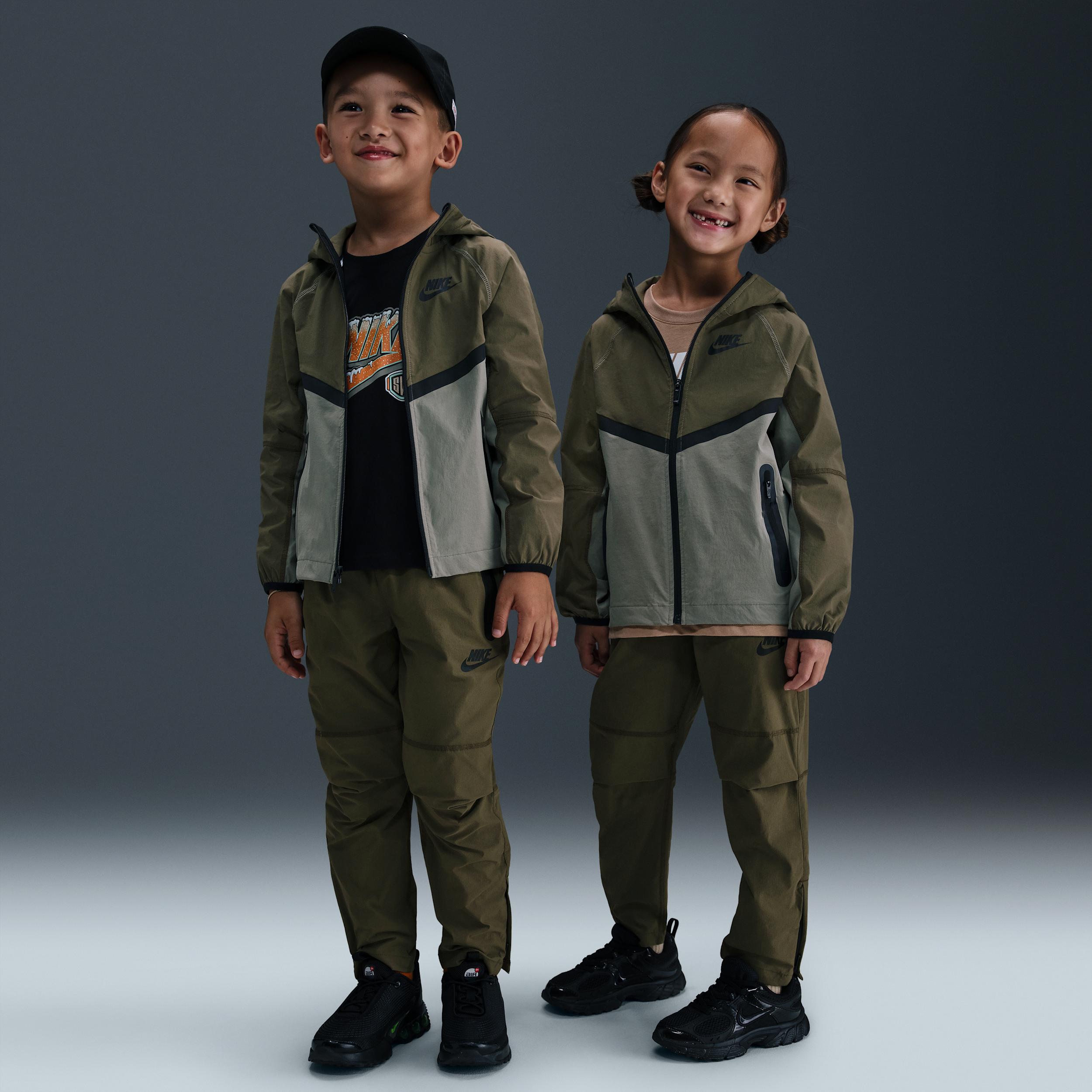 Nike Dri-FIT Little Kids' 2-Piece Full-Zip Tech Woven Set by NIKE