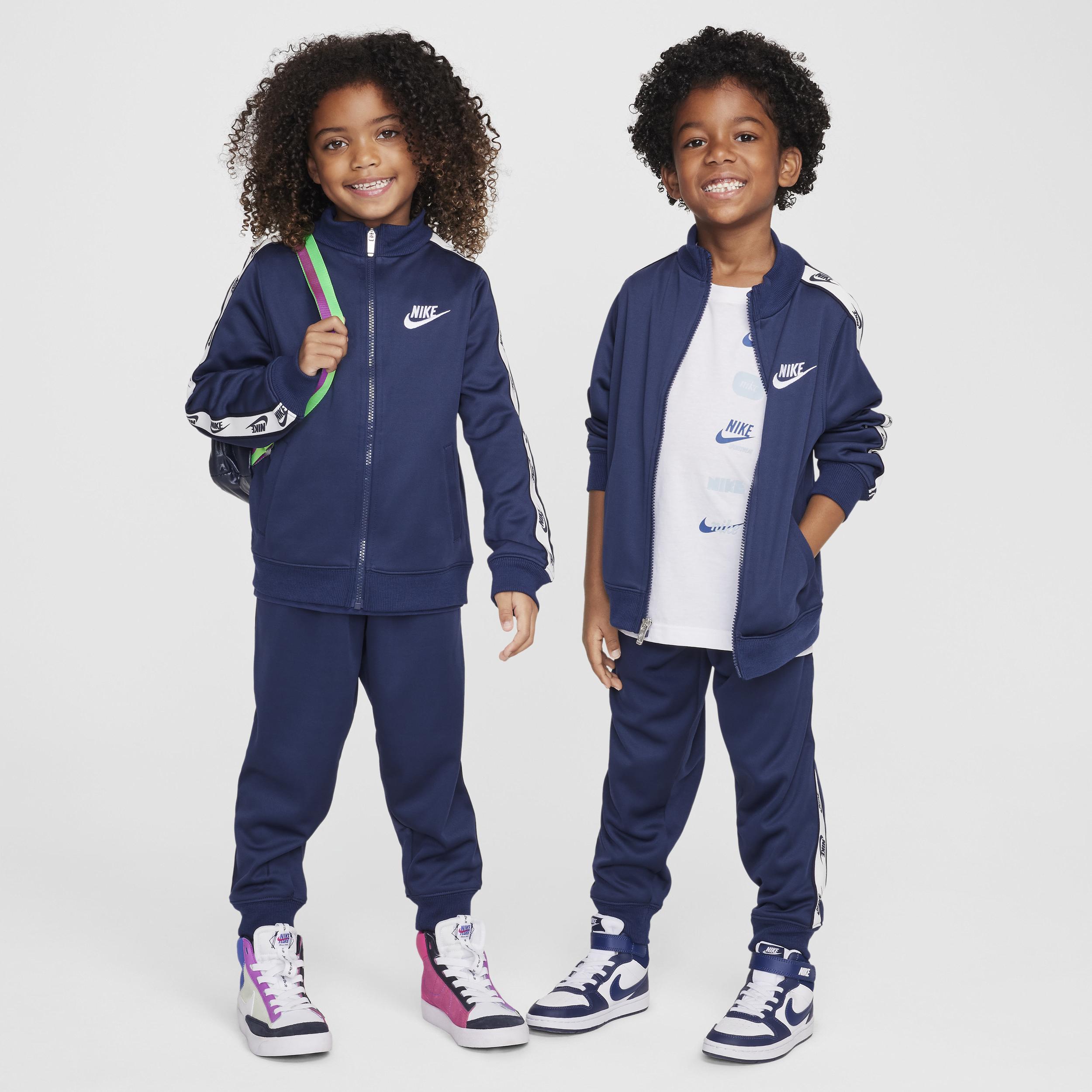 Nike Dri-FIT Little Kids' Logo Taping 2-Piece Full-Zip Set by NIKE