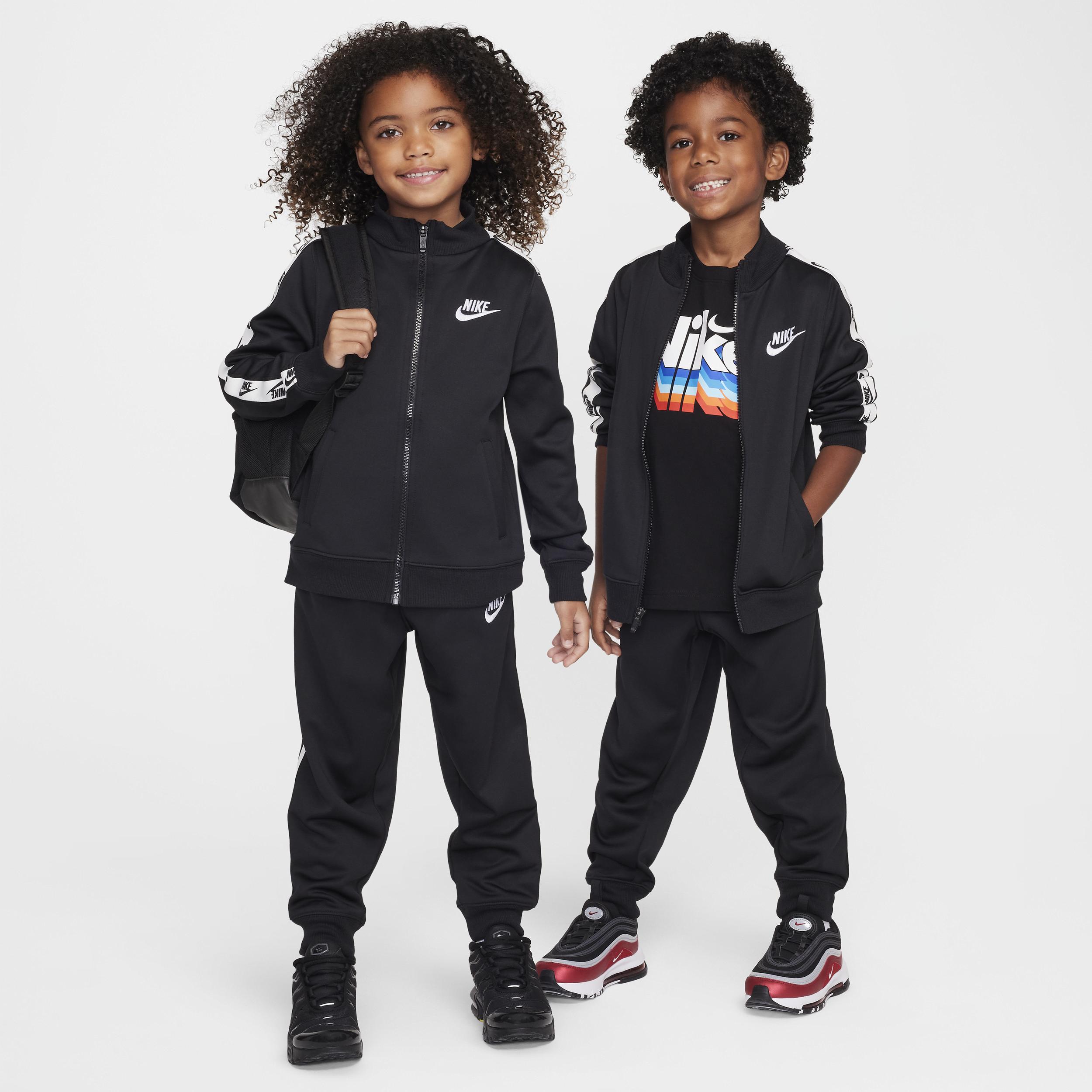 Nike Dri-FIT Little Kids' Logo Taping 2-Piece Full-Zip Set by NIKE