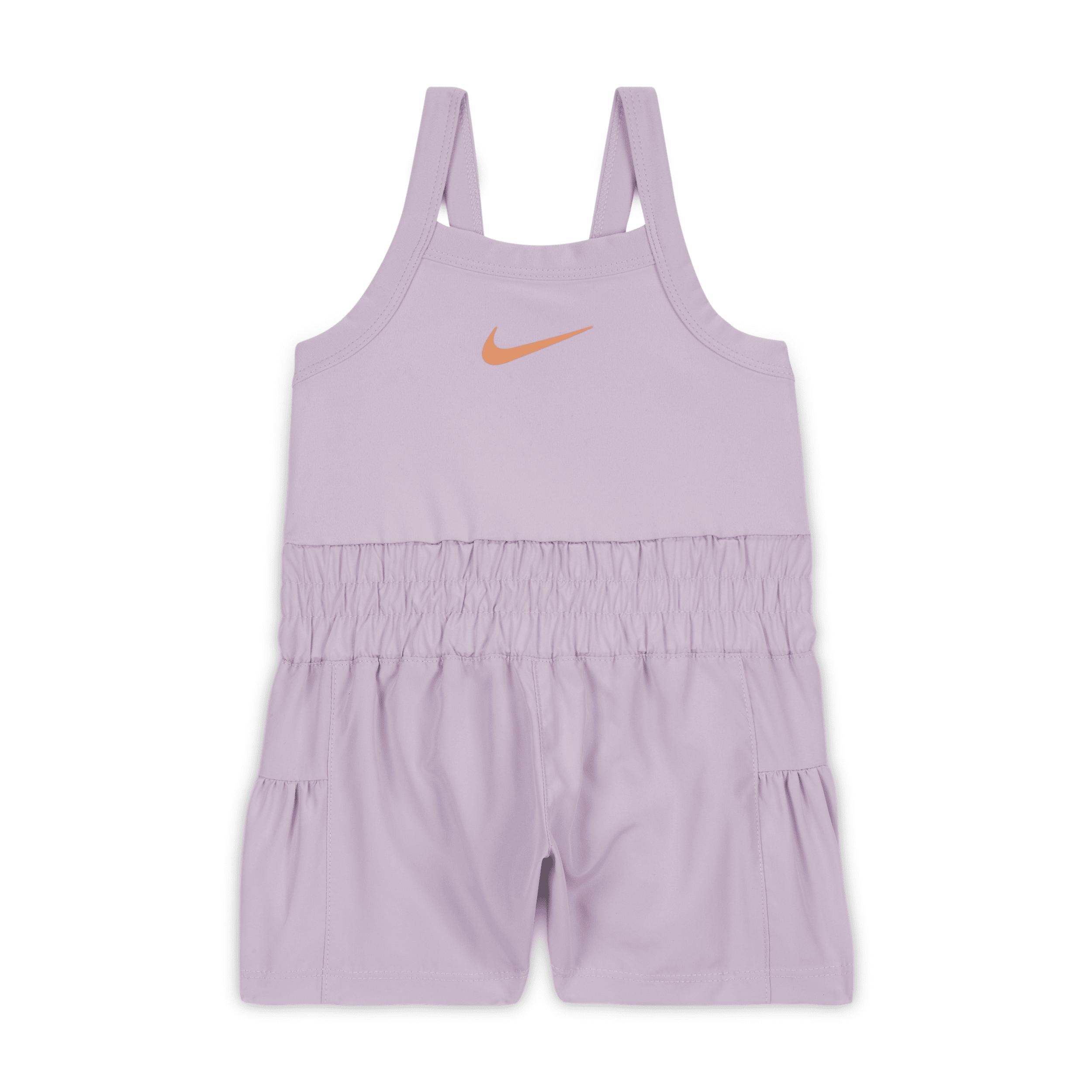Nike Dri-FIT Sunny Swoosh Baby (12-24M) Runsie Romper by NIKE Nike Dri-FIT Sunny Swoosh Baby (12-24M) Runsie Romper by NIKE