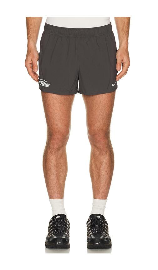 Nike Dri-Fit 3 Brief-Lined Running Shorts in Grey by NIKE
