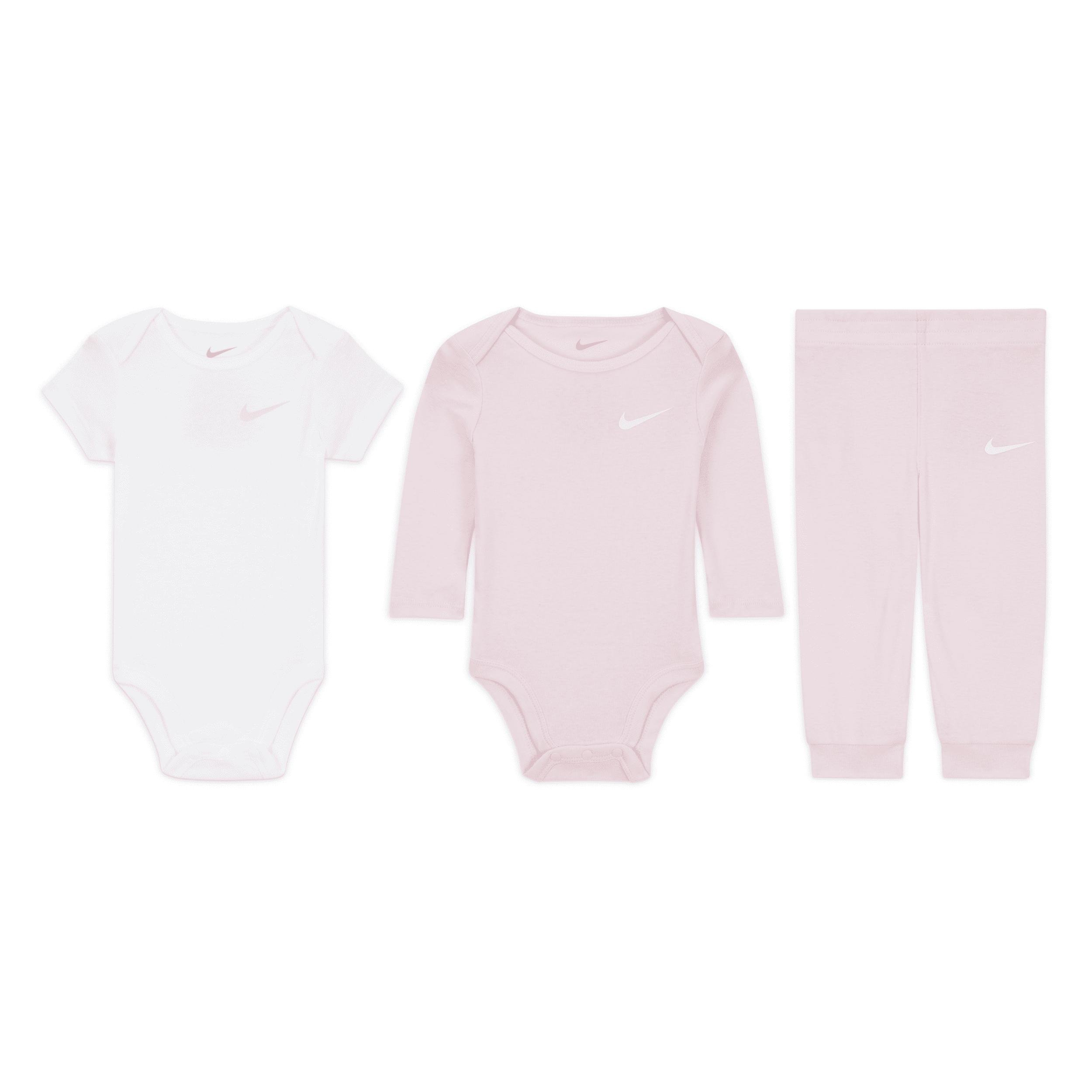 Nike Essentials Baby (0-9M) 3-Piece Bodysuit Set by NIKE