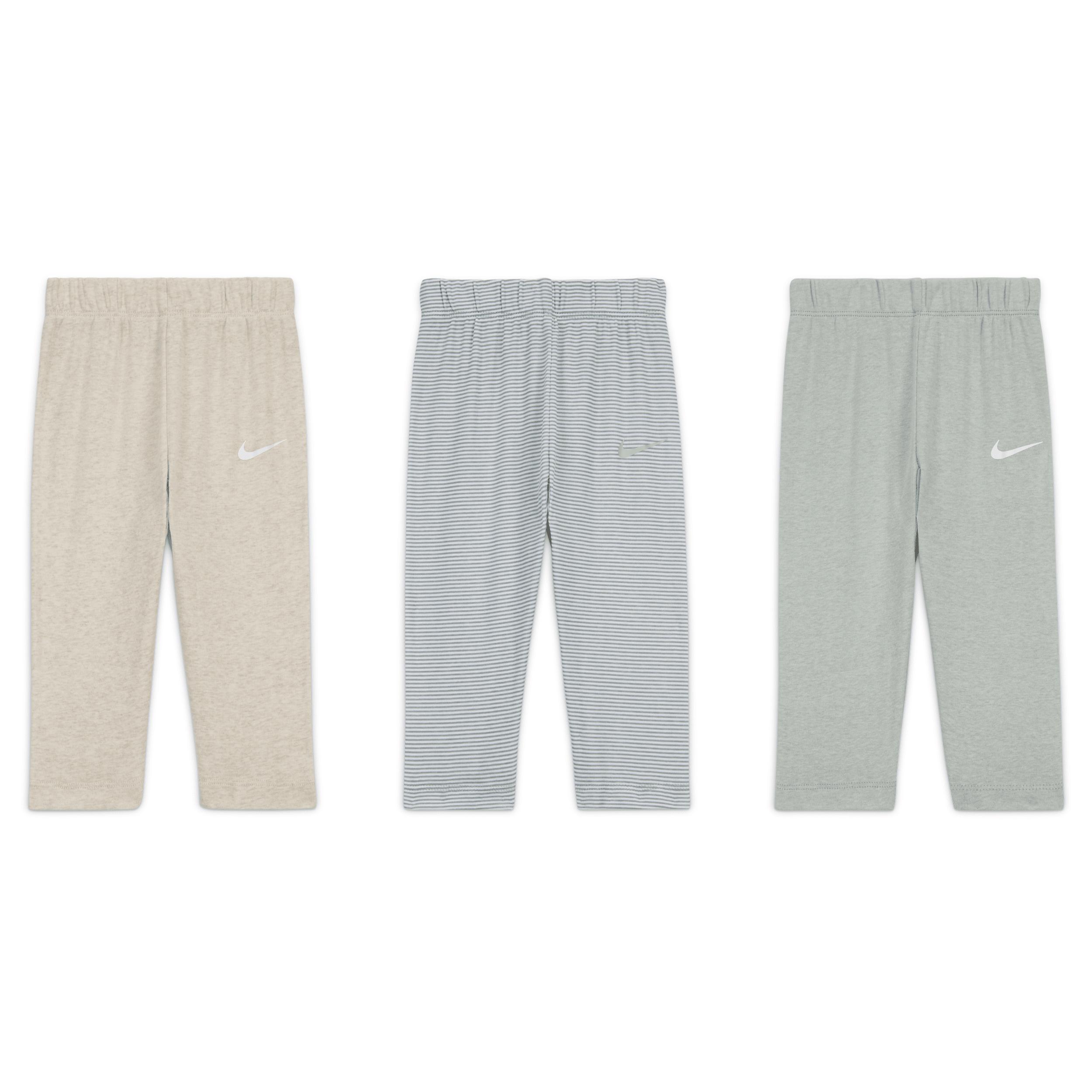 Nike Essentials Baby (0-9M) Pants (3-Pack) by NIKE