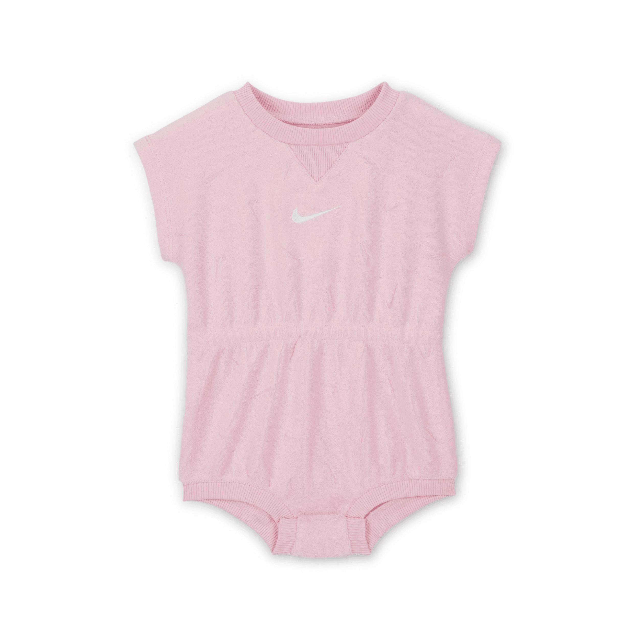 Nike Essentials Baby Jacquard Towel Terry Romper by NIKE