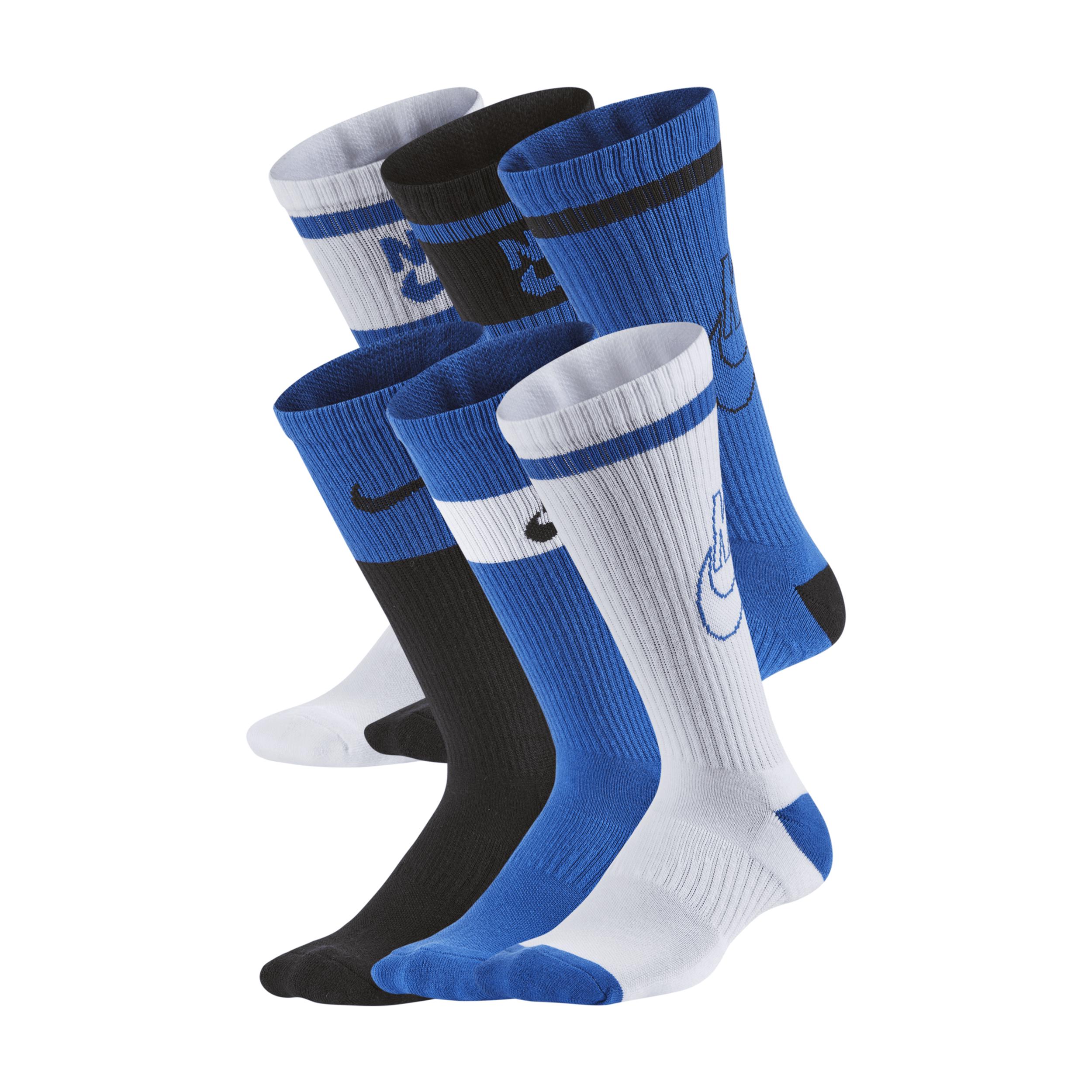 Nike Everyday Kids' Cushioned Crew Socks (6 Pairs) by NIKE