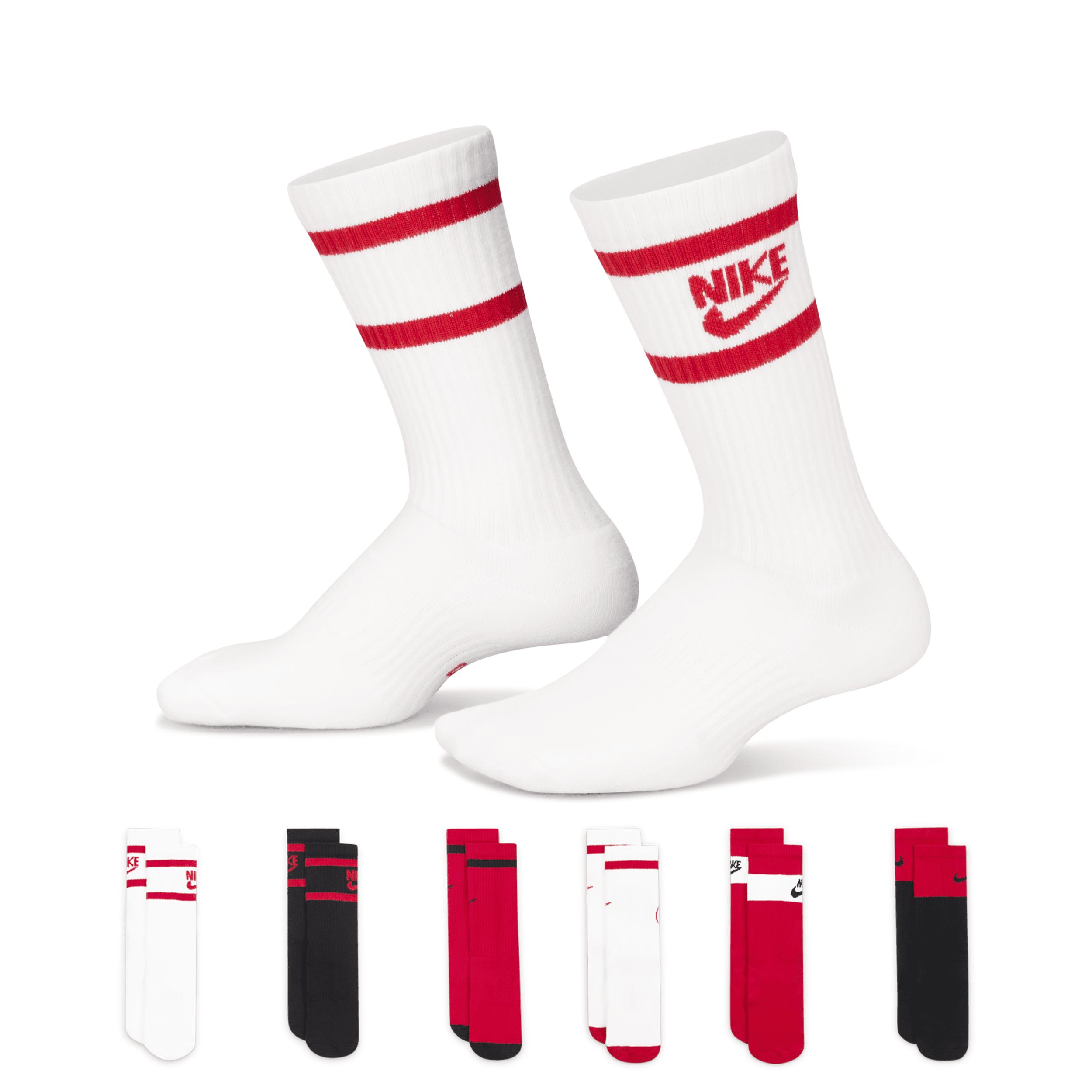 Nike Everyday Kids' Cushioned Crew Socks (6 Pairs) by NIKE