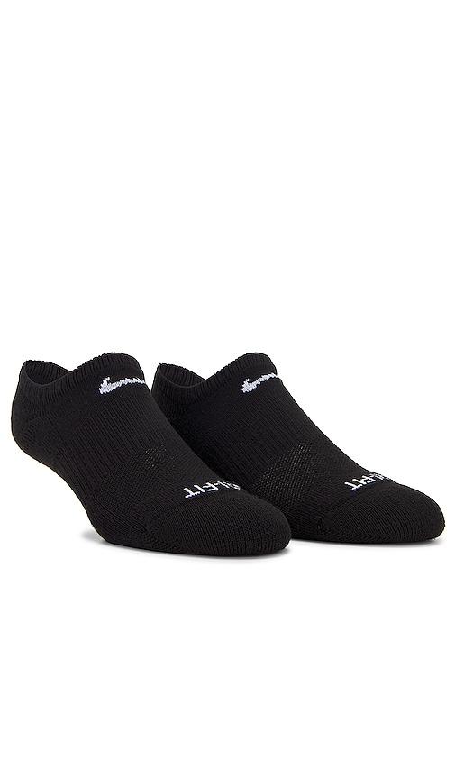 Nike Everyday Plus Cushion Training No Show 6 pair sock set in Black by NIKE