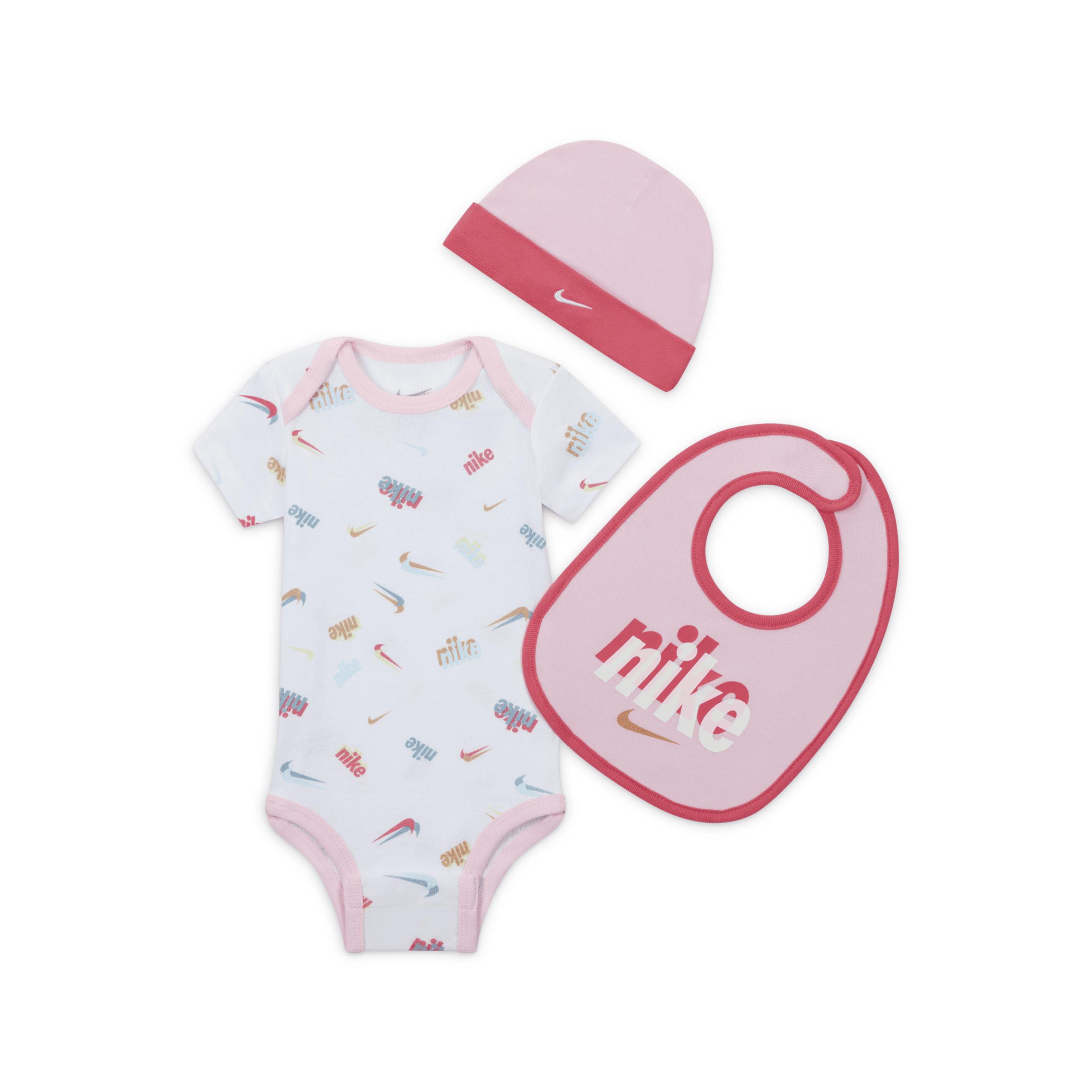 Nike Everyone From Day One Baby (0-9M) 3-Piece Bodysuit Set by NIKE