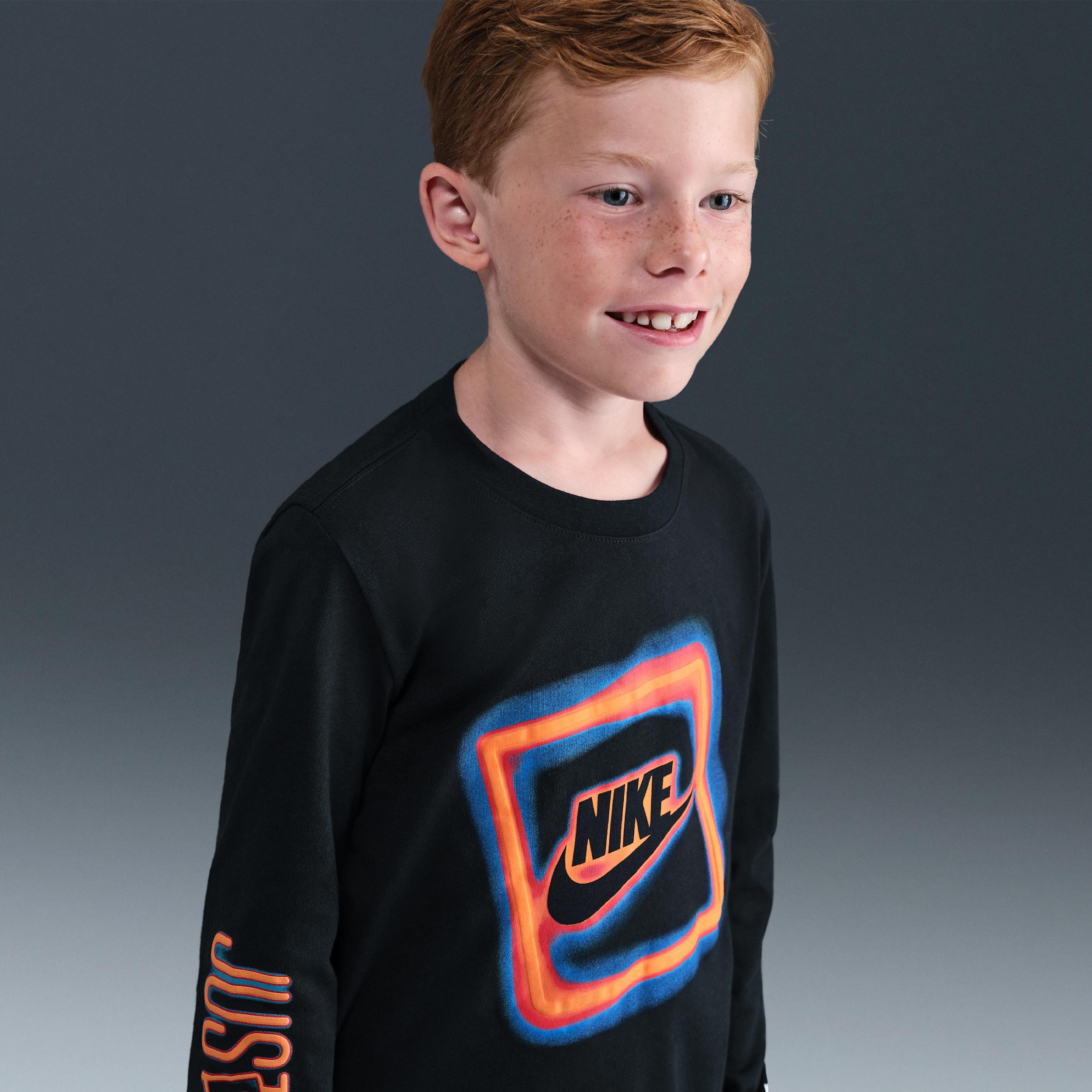 Nike Glow With Me Little Kids' Long Sleeve T-Shirt by NIKE