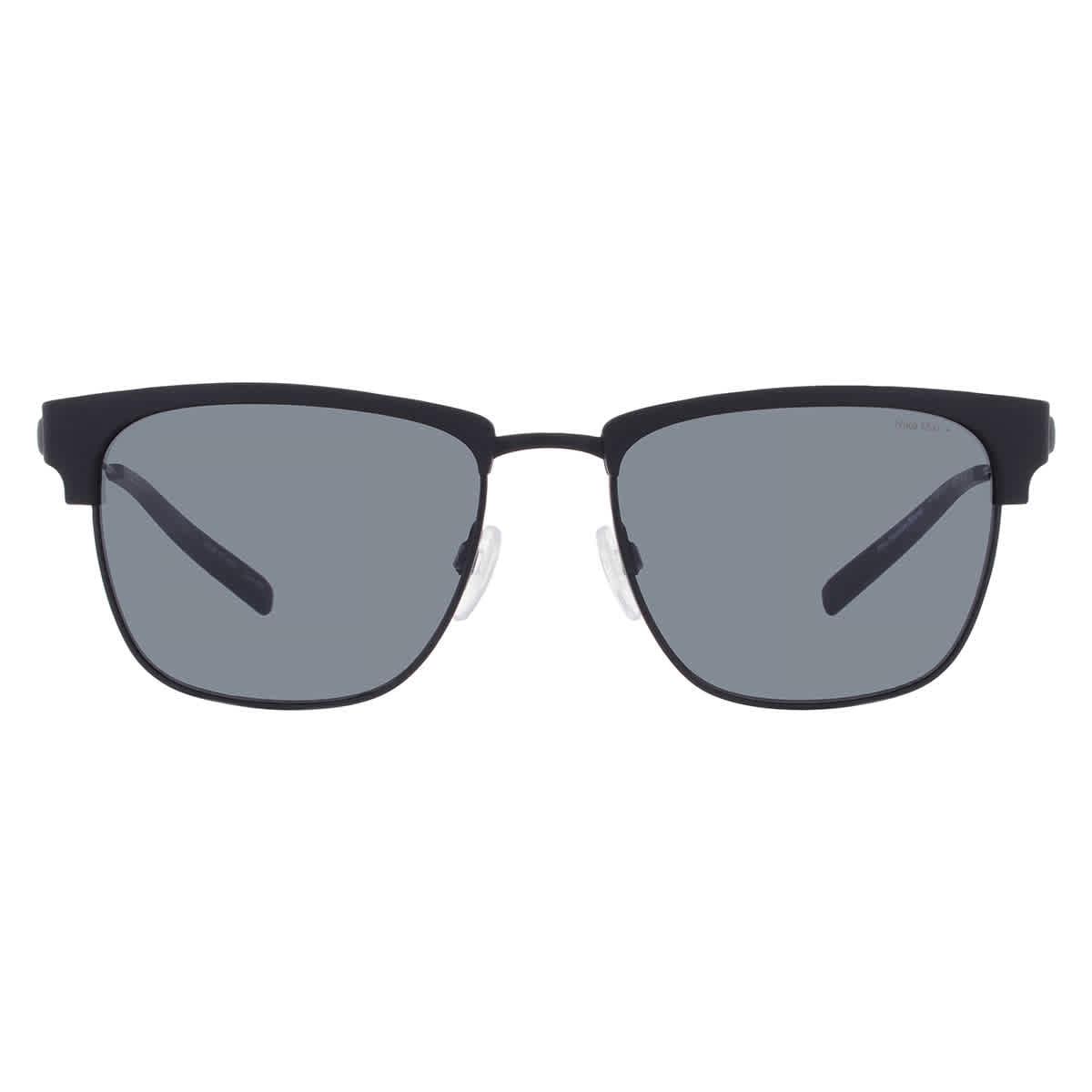 Nike Grey Square Men's Sunglasses NIKE ESSENCE GROOVE IF1092X 010 56 by NIKE