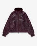 Nike - Jordan Mowalola Leather Jacket - (Night Maroon) by NIKE