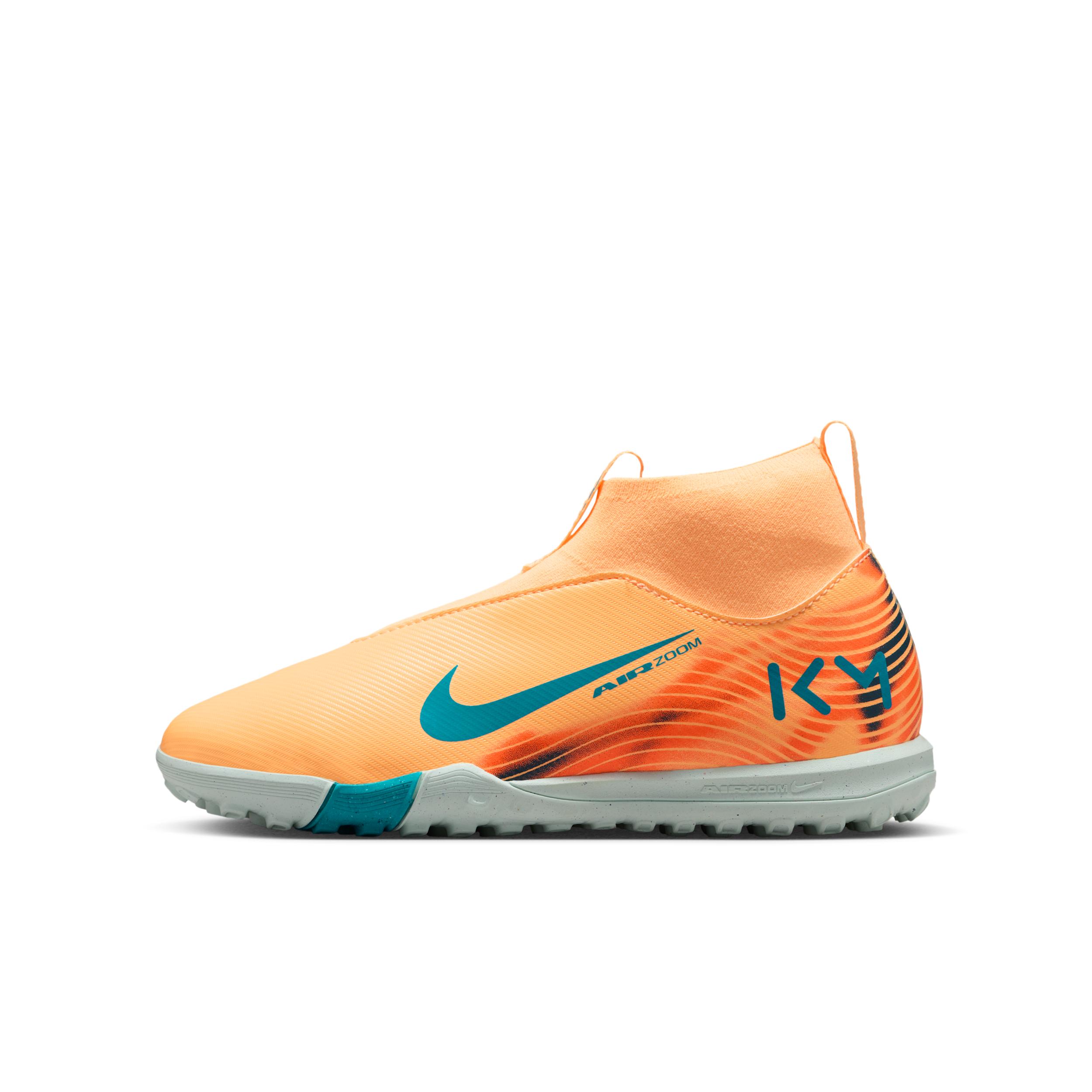 Nike Jr. Mercurial Superfly 10 Academy "Kylian MbappÃ©" Big Kids' Turf High-Top Soccer Shoes by NIKE