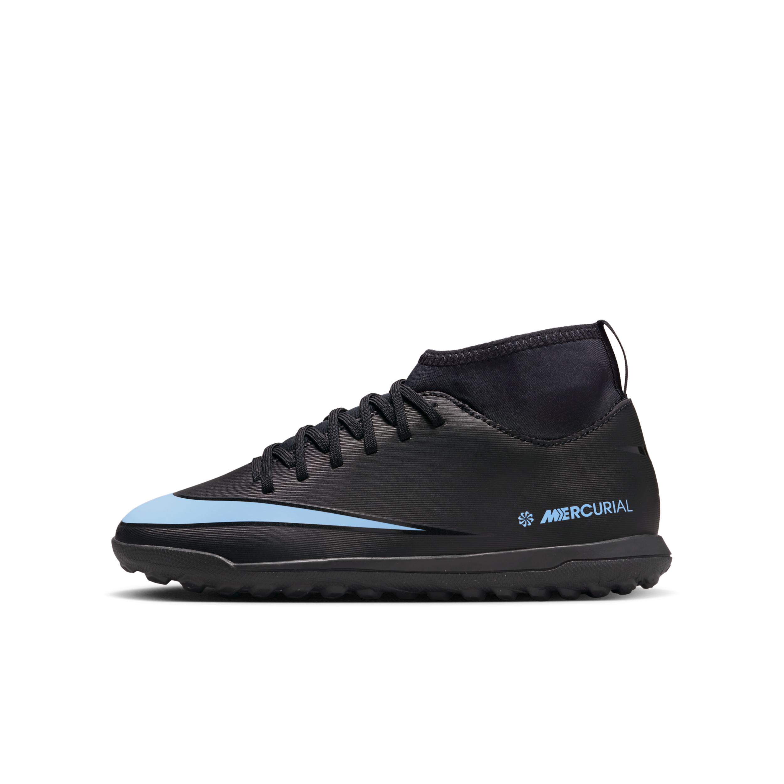 Nike Jr. Mercurial Superfly 10 Club Little/Big Kids' Turf High-Top Soccer Shoes by NIKE