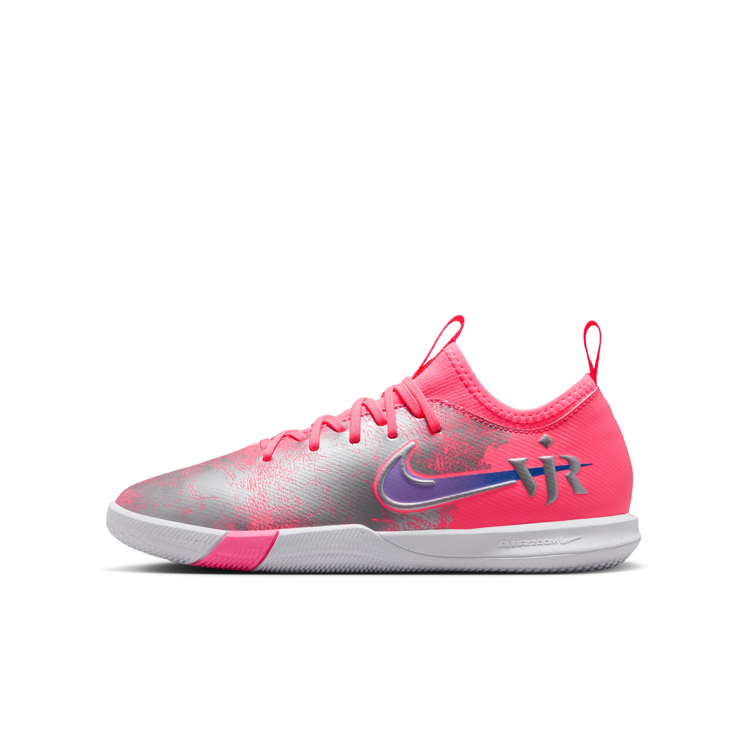 Nike Jr. Mercurial Vapor 16 Academy "Vini Jr." Big Kids' Indoor/Court Low-Top Soccer Shoes by NIKE