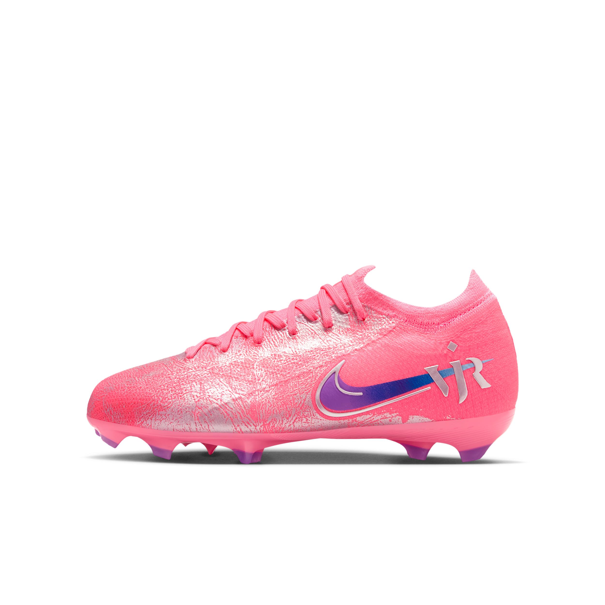 Nike Jr. Mercurial Vapor 16 Pro "Vini Jr." Big Kids' Firm-Ground Low-Top Soccer Cleats by NIKE