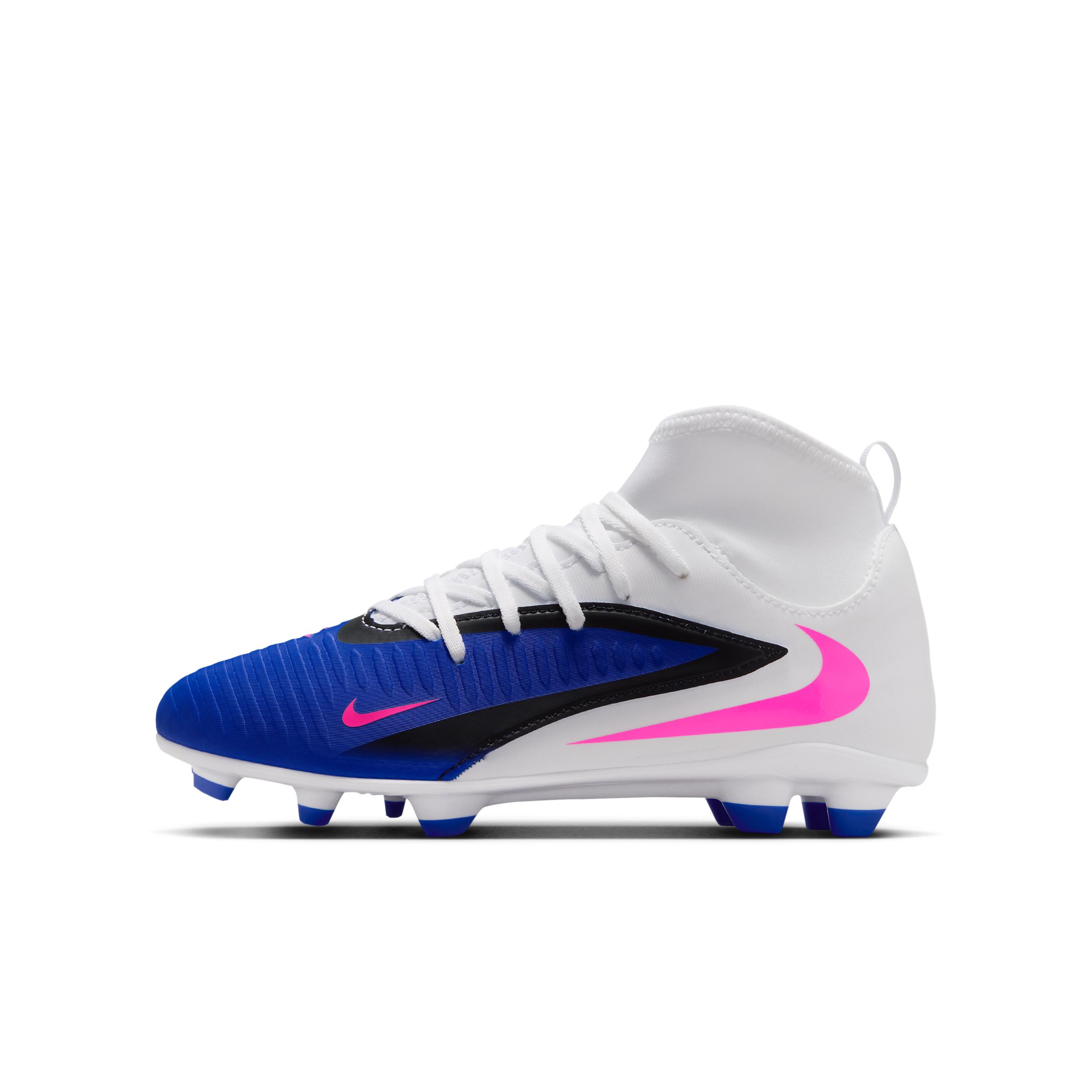 Nike Jr. Phantom 6 High Club Big Kids' Multi-Ground Soccer Cleats by NIKE