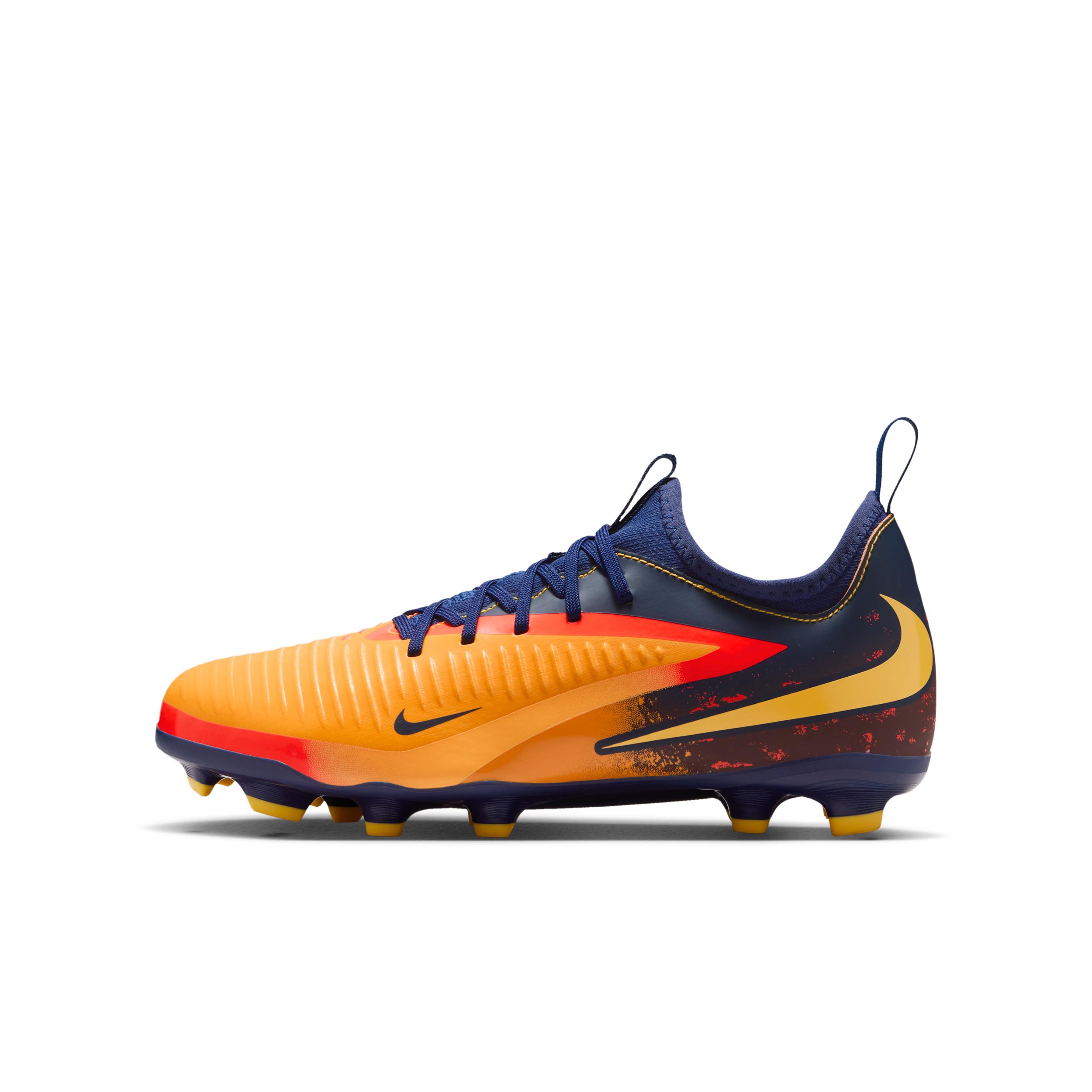 Nike Jr. Phantom 6 Low Academy "Erling Haaland" Big Kids' Multi-Ground Soccer Cleats by NIKE