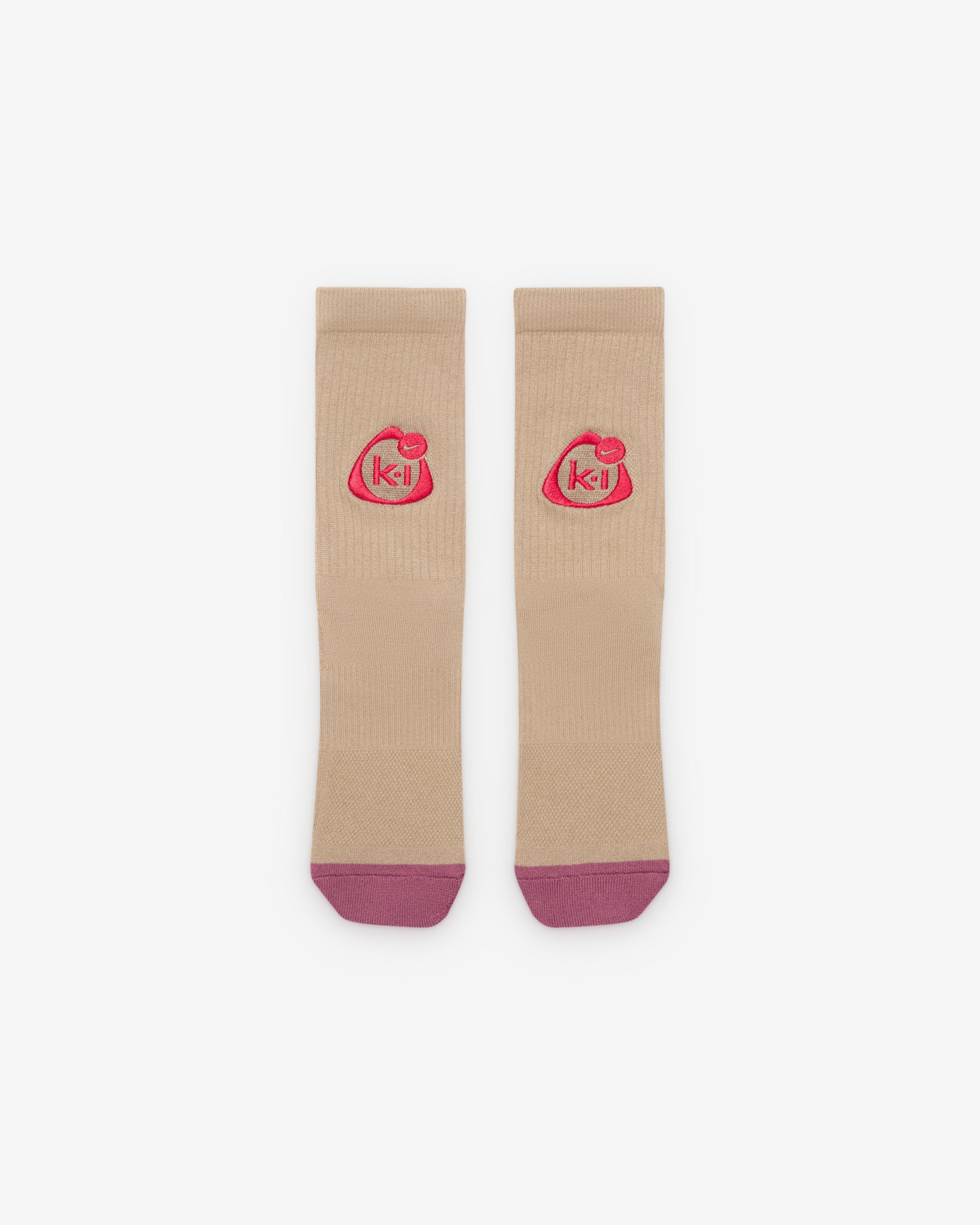 Nike - KOI Elevated Crew Socks - (Khaki) by NIKE
