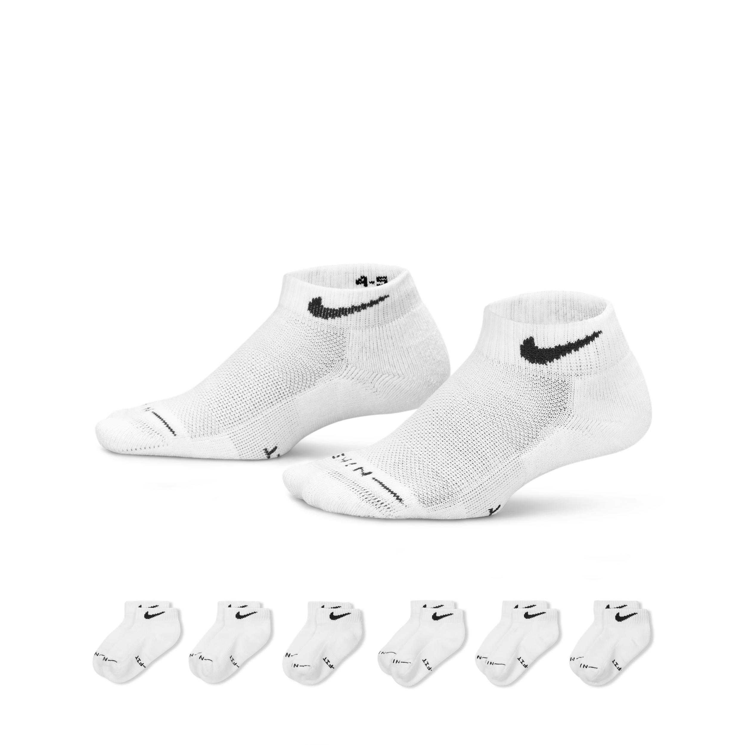Nike Kids' Dri-FIT Elevated Everyday Low Socks (6 Pairs) by NIKE