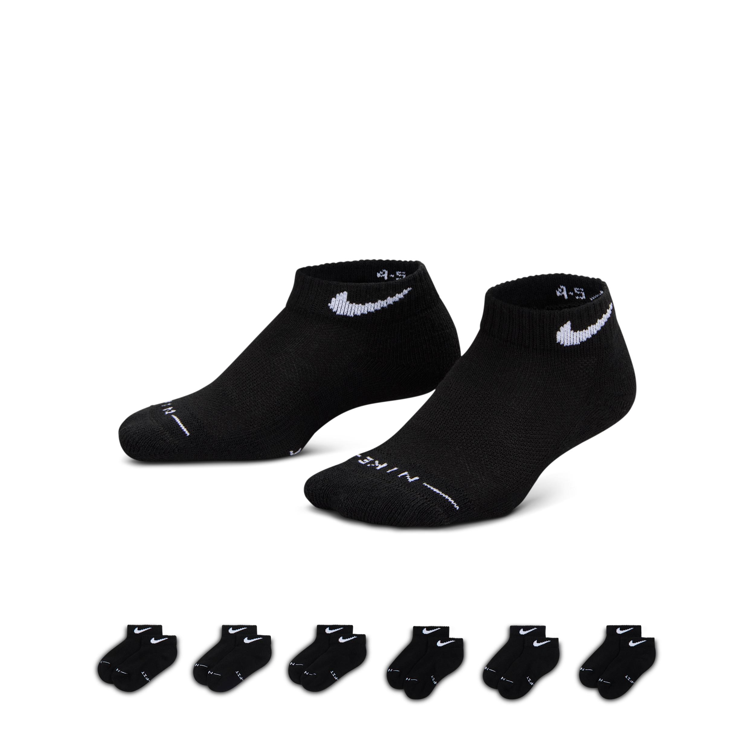 Nike Kids' Dri-FIT Elevated Everyday Low Socks (6 Pairs) by NIKE