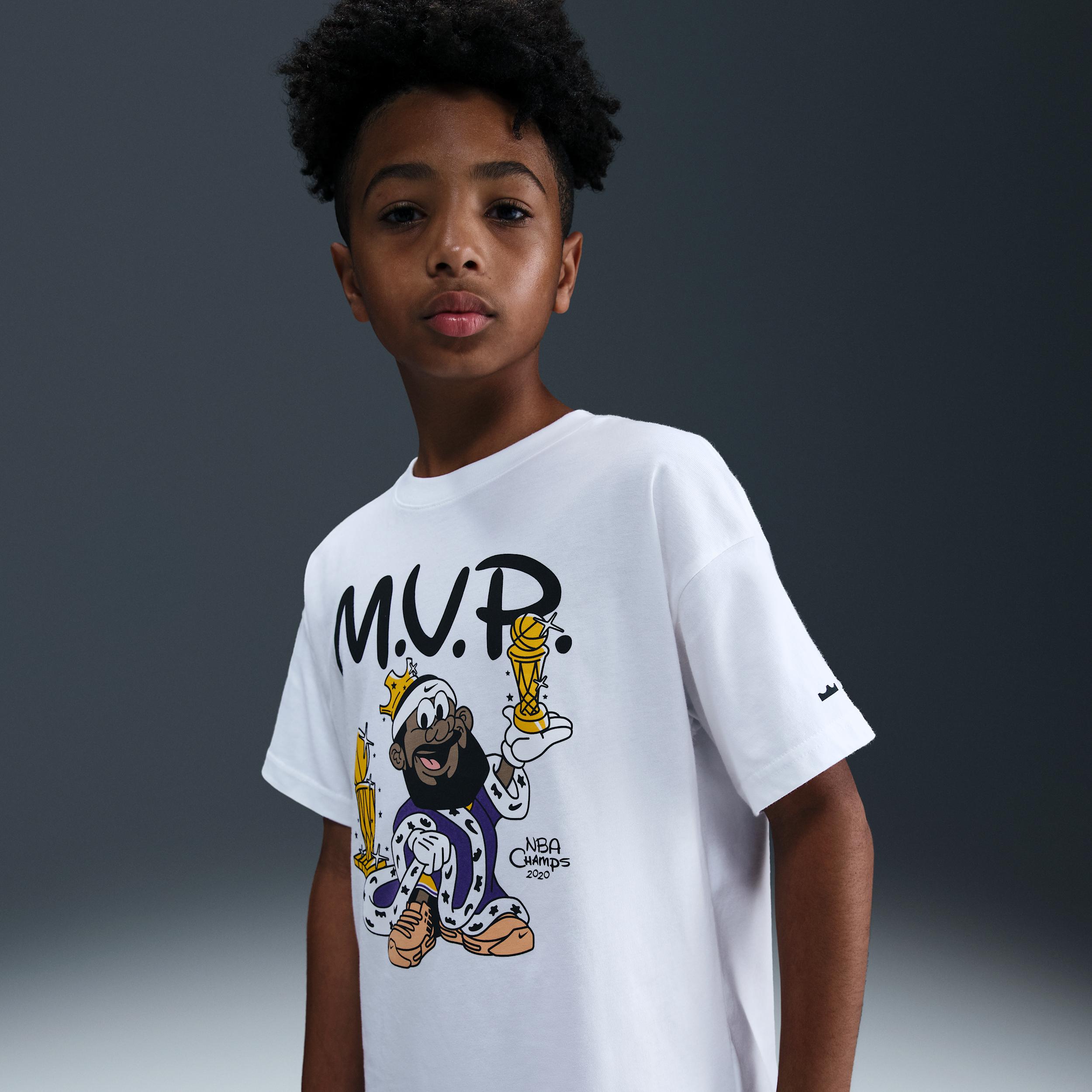 Nike LeBron "Bubble Boy" Big Kids' Max90 Basketball T-Shirt by NIKE