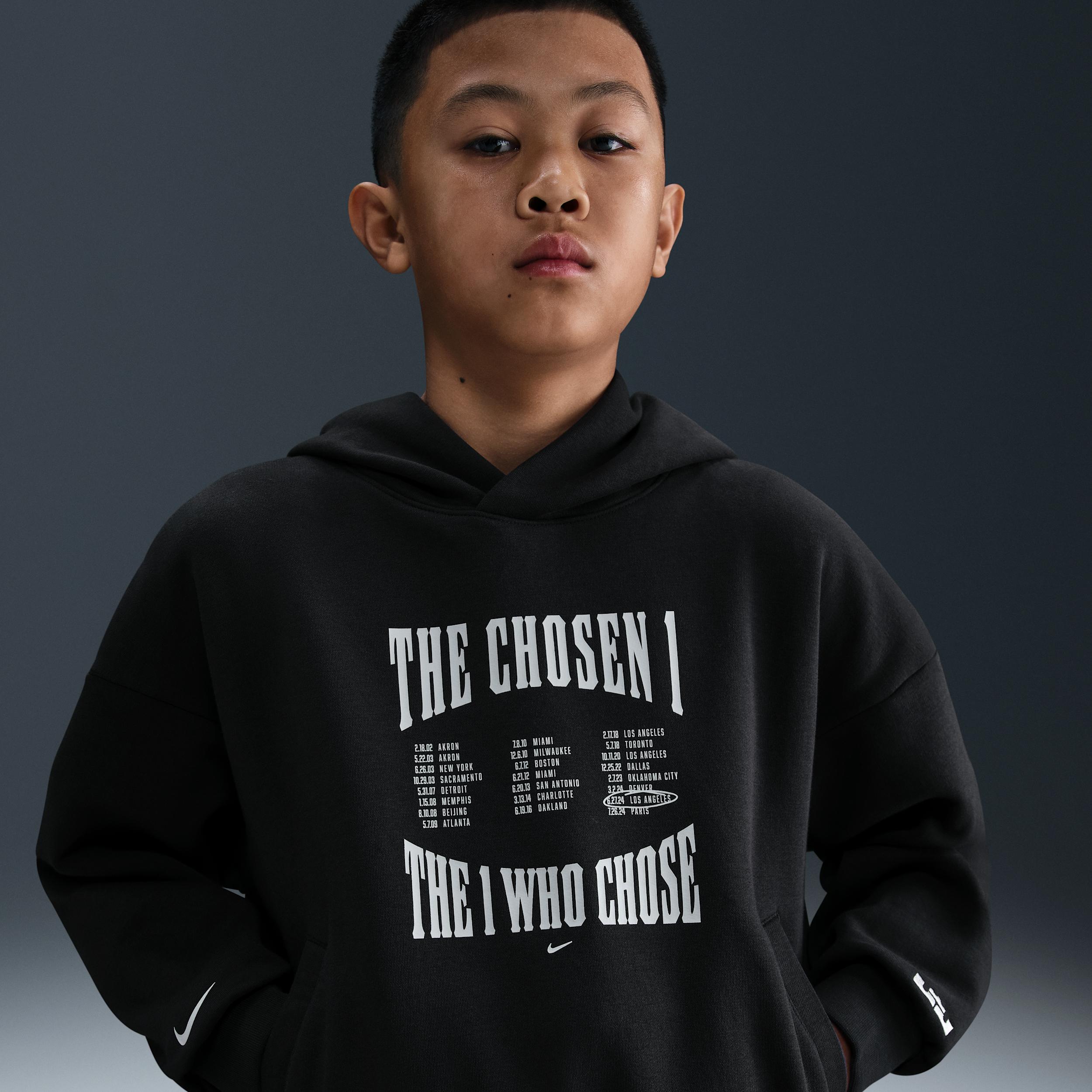 Nike LeBron "Chosen One" Big Kids' Pullover Hoodie by NIKE