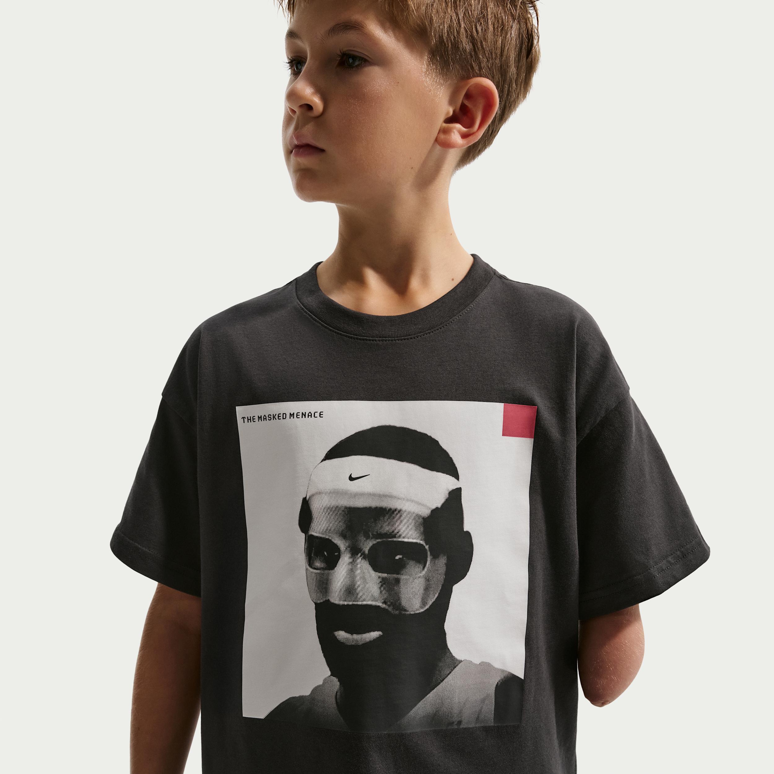 Nike LeBron "Masked Menace" Kids' Basketball T-Shirt by NIKE
