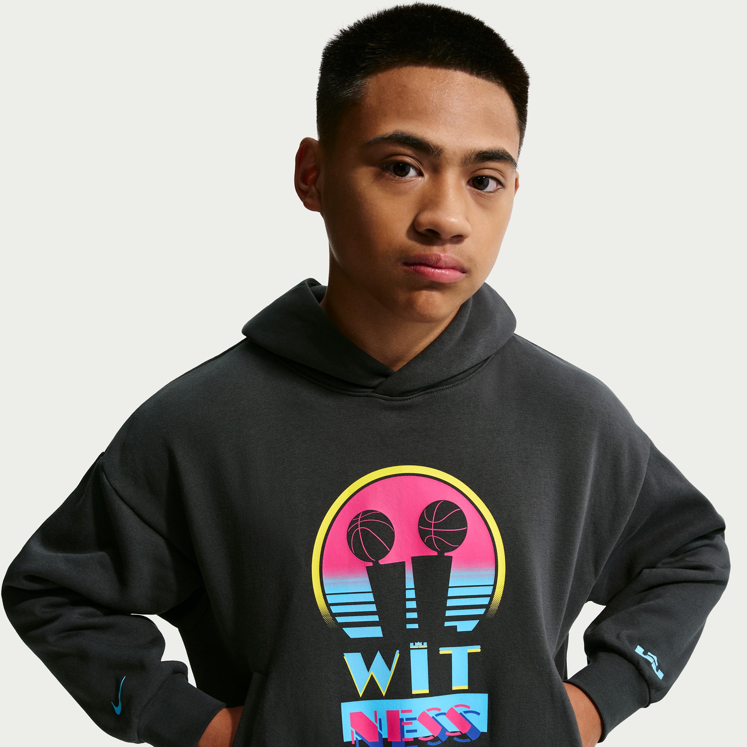 Nike LeBron "Miami Twice" Big Kids' Pullover Hoodie by NIKE